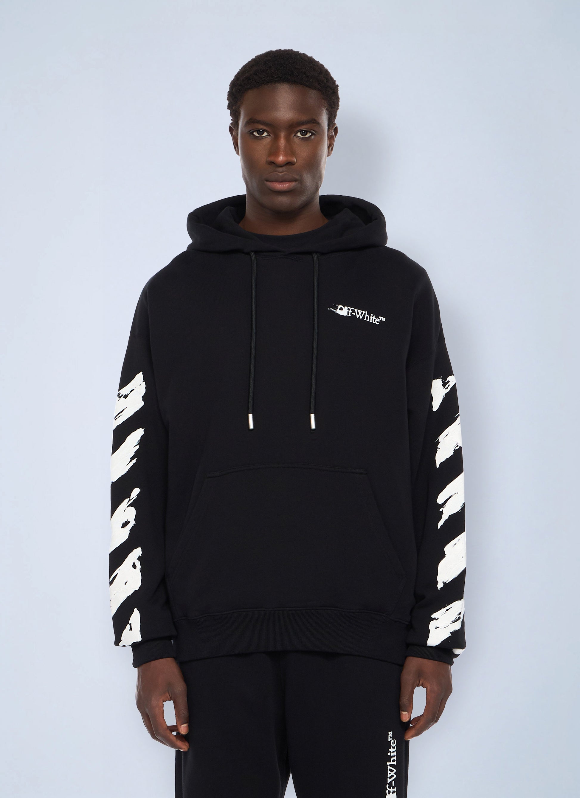 Off-White Men Ink Arrow Skate Hooded Sweatshirt OFF-WHITE