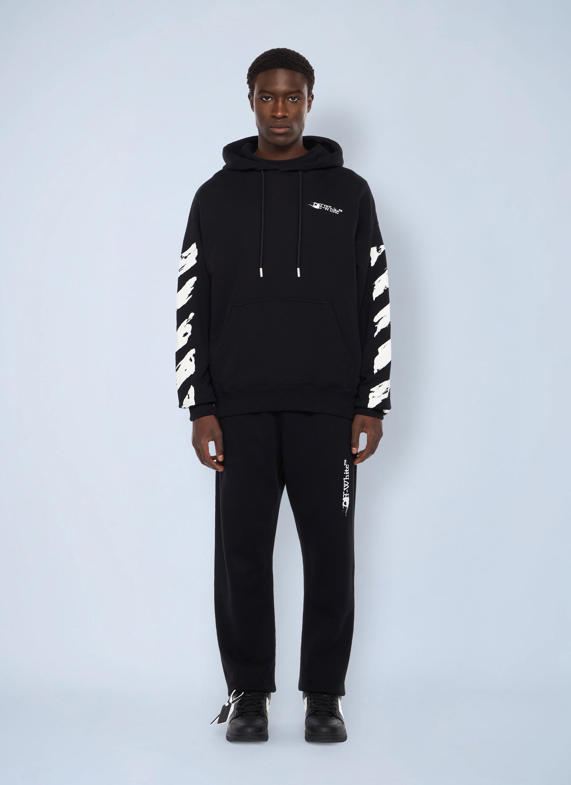 Off-White Men Ink Arrow Skate Hooded Sweatshirt OFF-WHITE