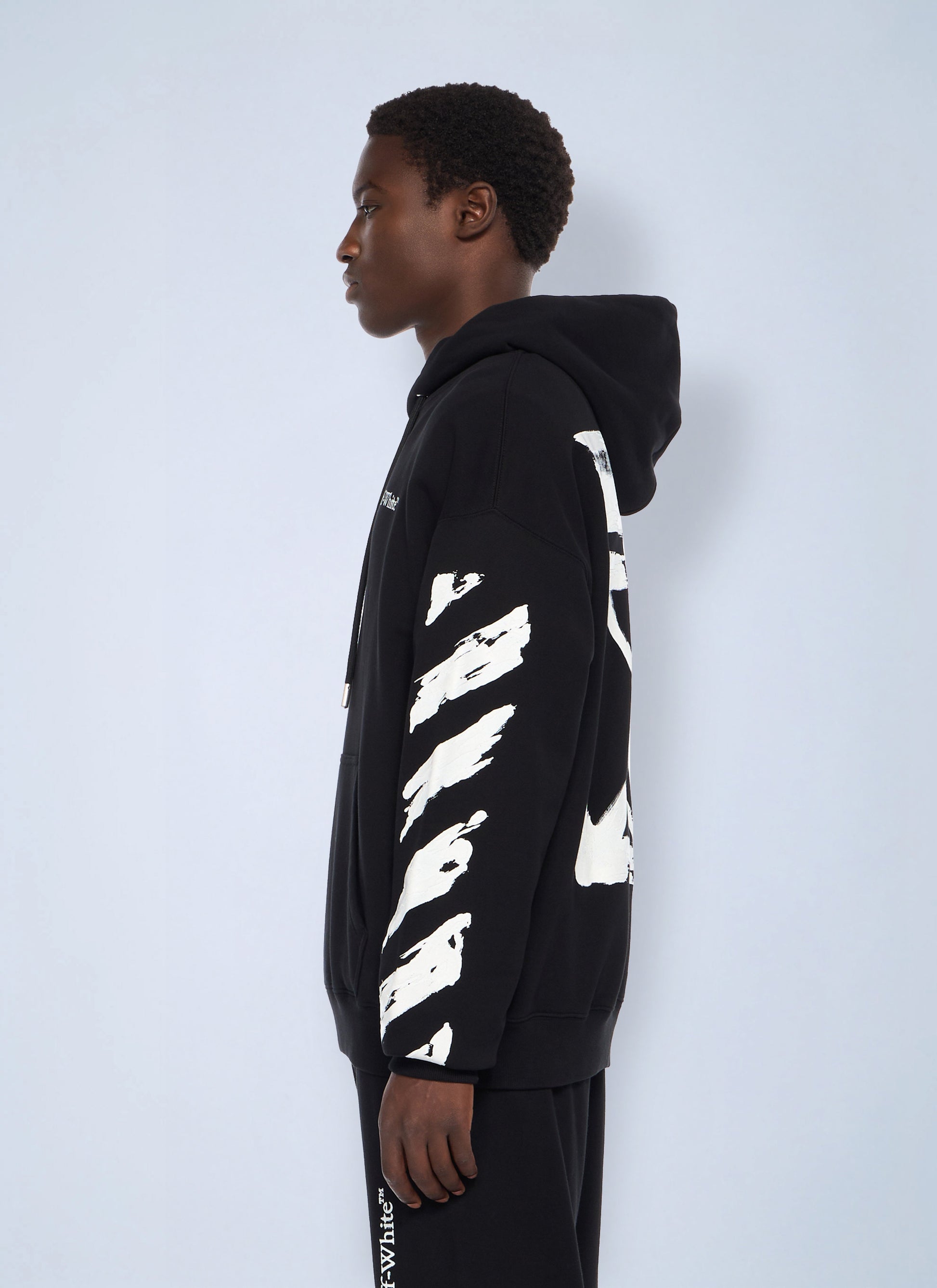 Off-White Men Ink Arrow Skate Hooded Sweatshirt OFF-WHITE