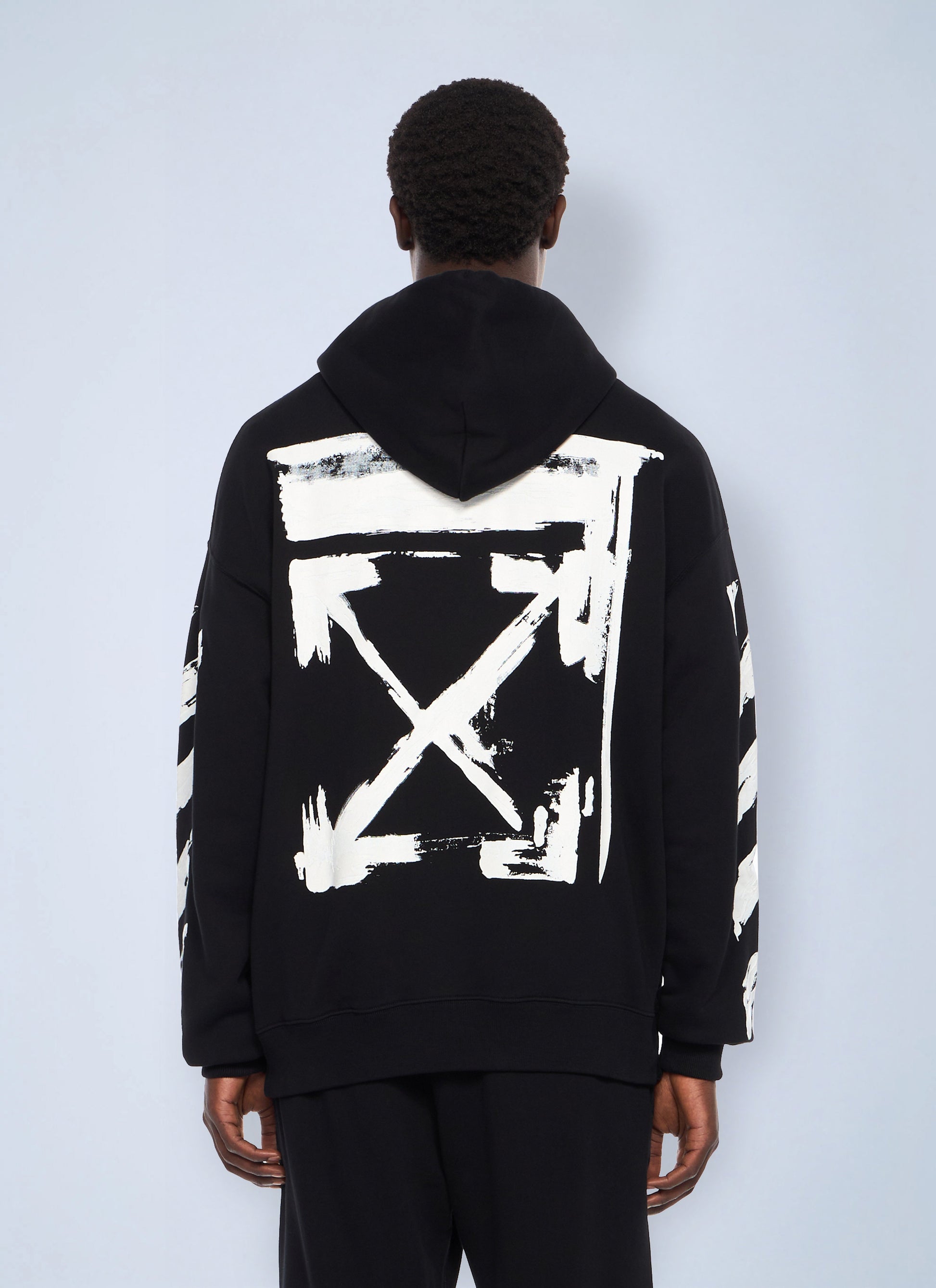 Off-White Men Ink Arrow Skate Hooded Sweatshirt OFF-WHITE