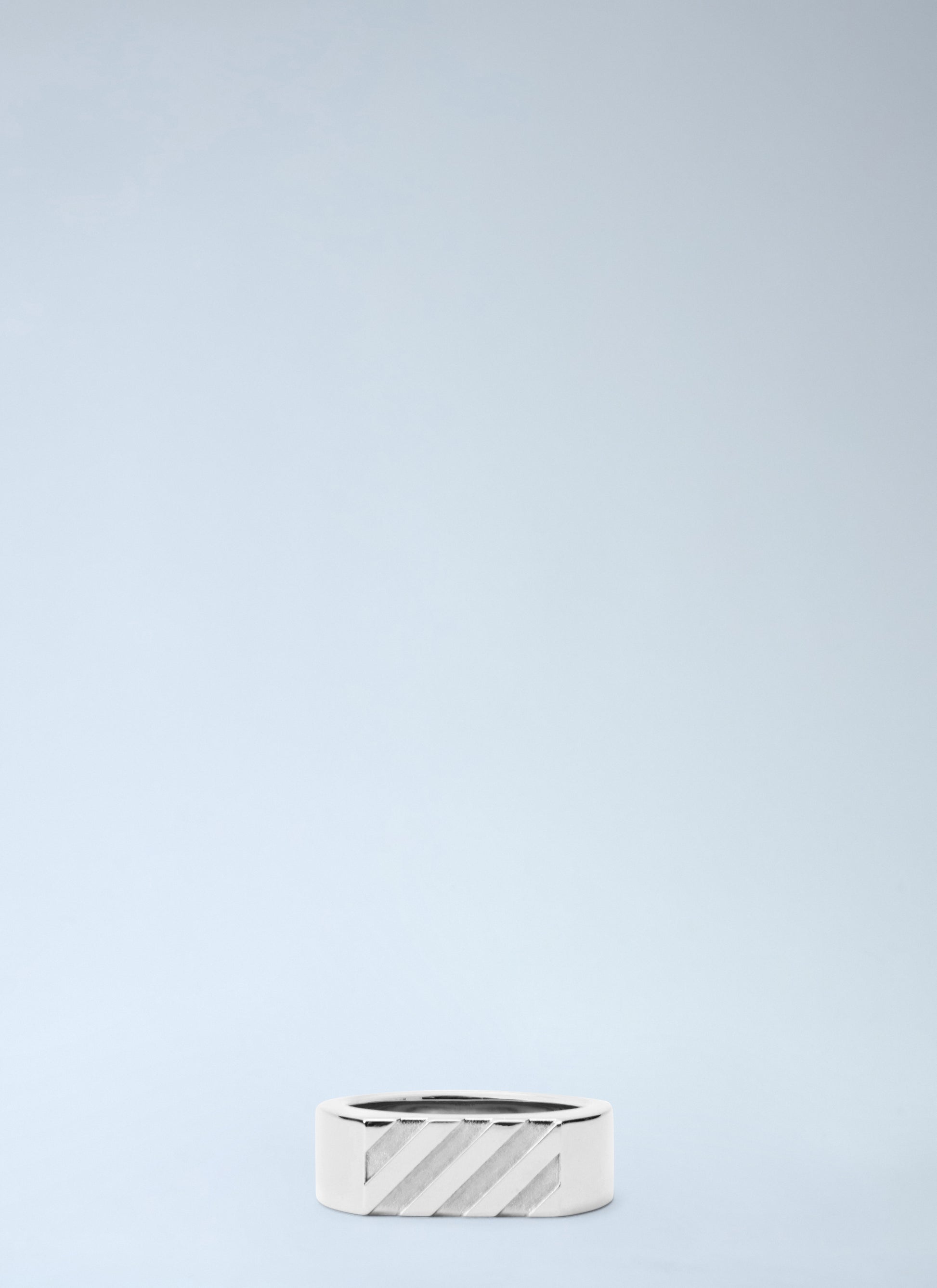 Off-White Men Diag Band Ring OFF-WHITE