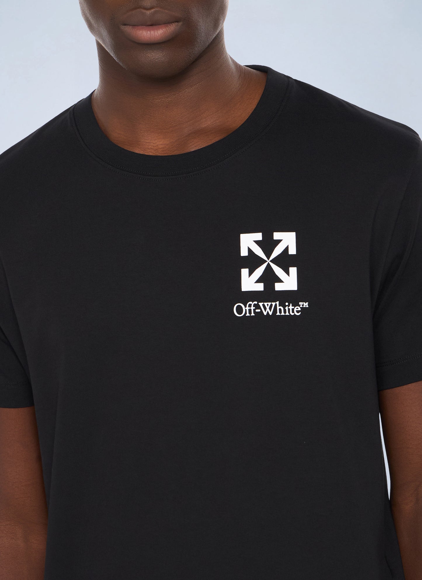 Off-White Men Small Arrow Slim Logo T-Shirt OFF-WHITE