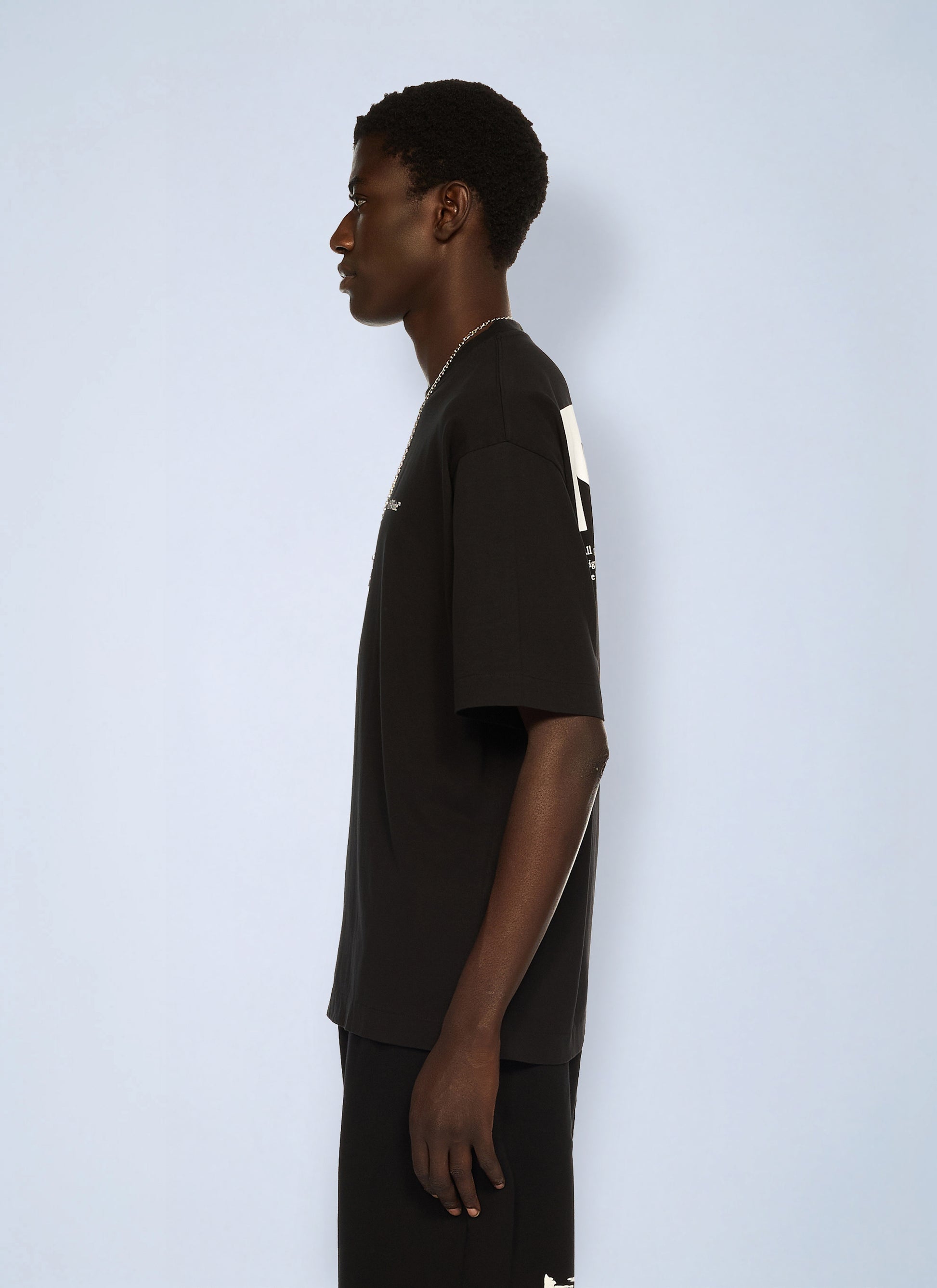 Off-White Men Half Arrow Skate Logo T-Shirt OFF-WHITE