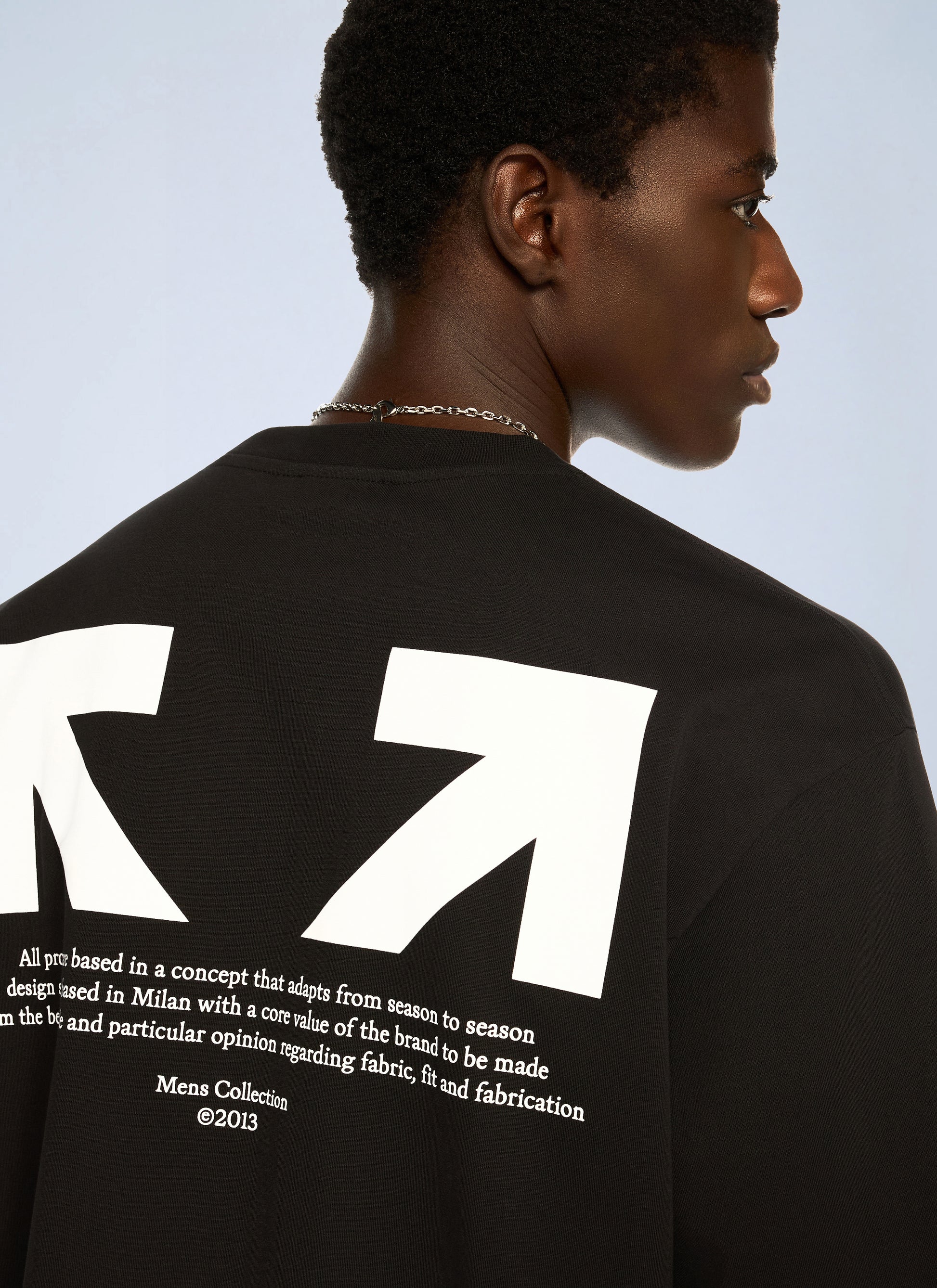 Off-White Men Half Arrow Skate Logo T-Shirt OFF-WHITE