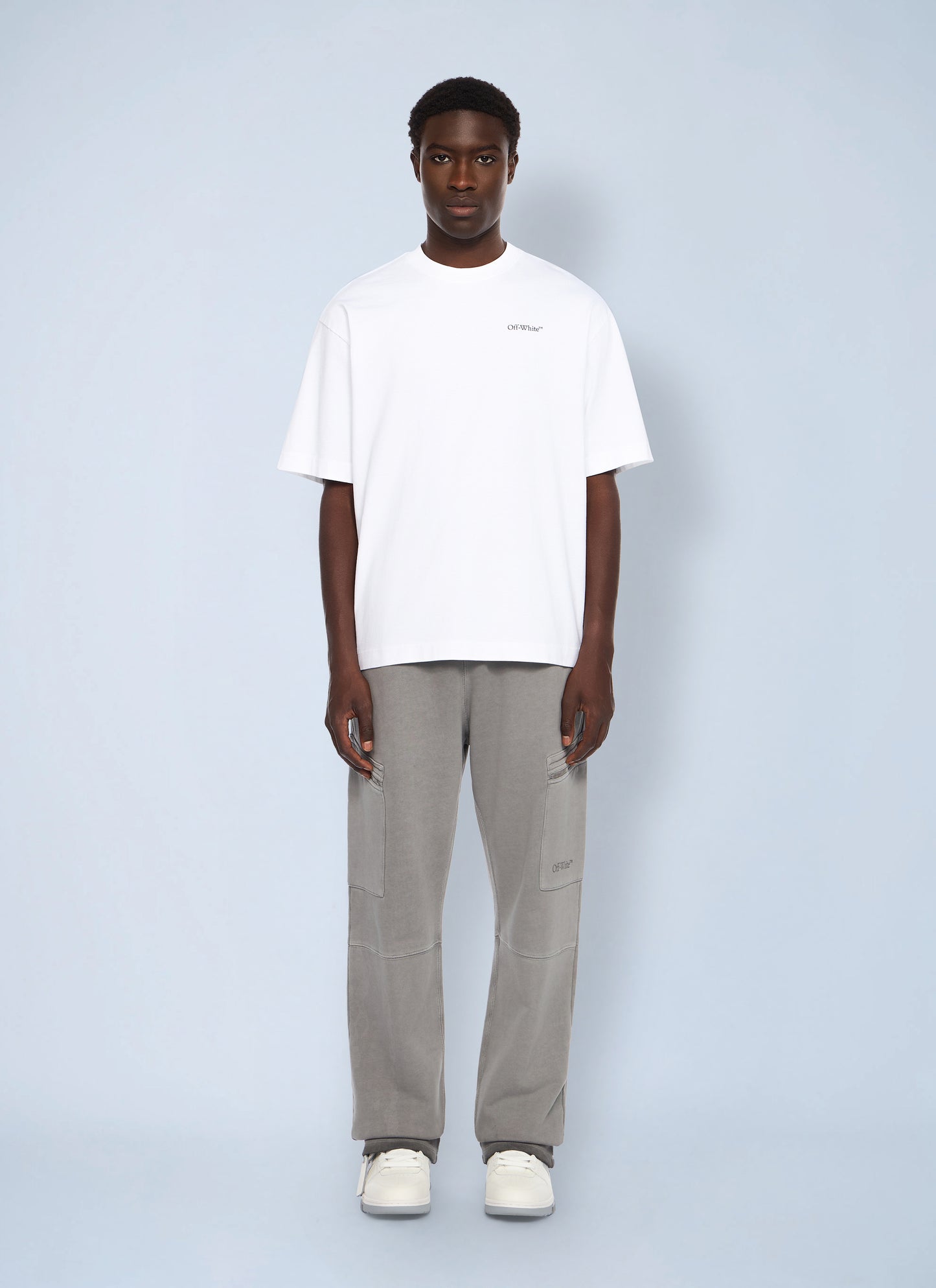 Off-White Men Half Arrow Skate Logo T-Shirt OFF-WHITE