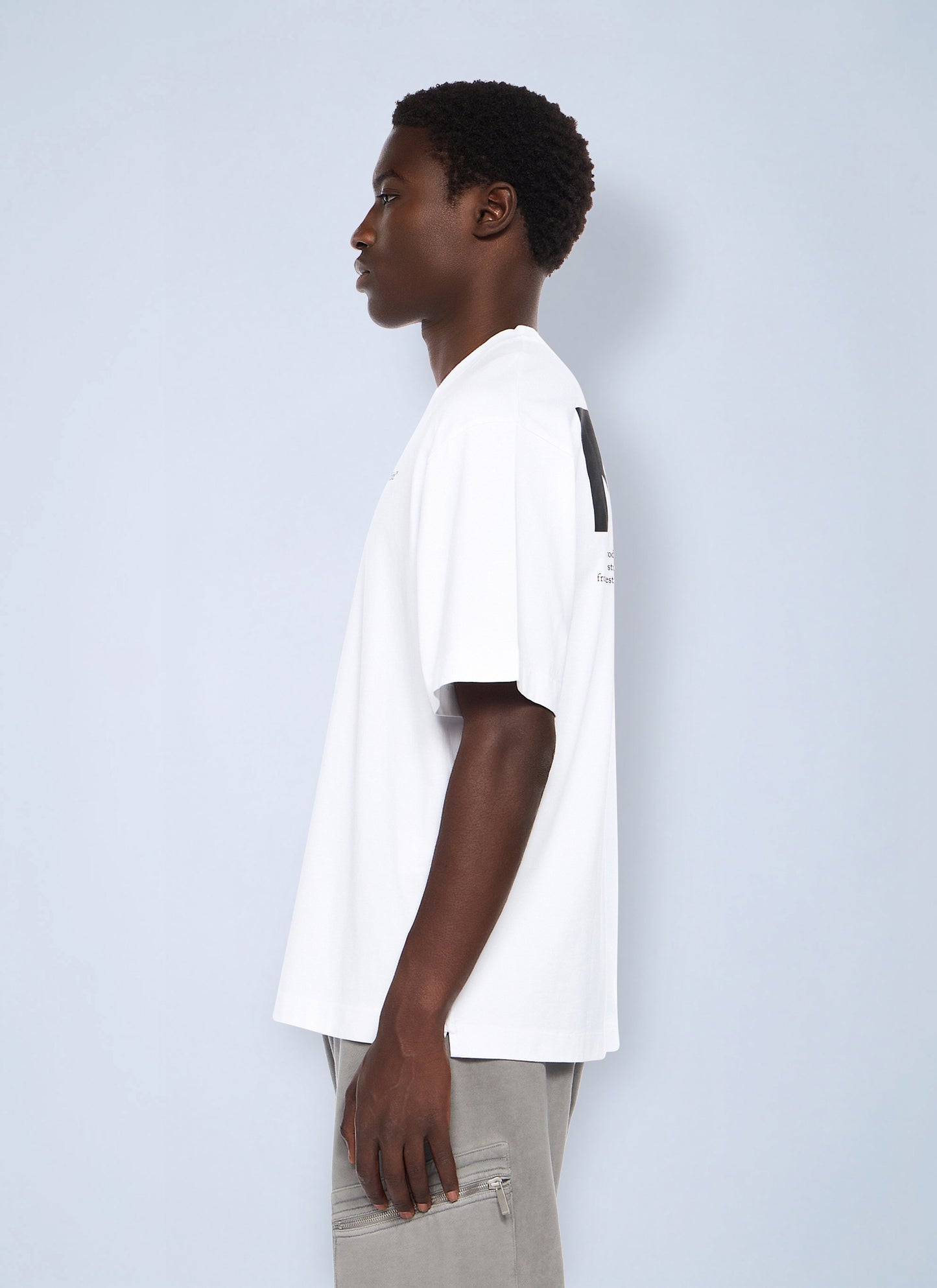 Off-White Men Half Arrow Skate Logo T-Shirt OFF-WHITE