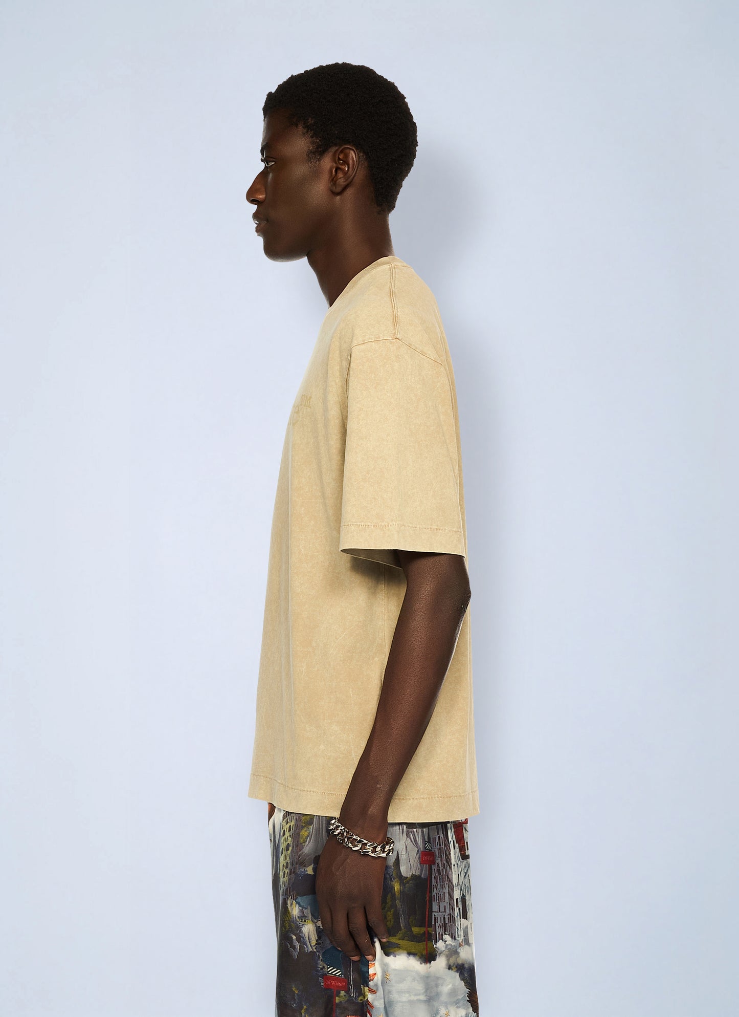 Off-White Men Laundry Skate Logo T-Shirt OFF-WHITE