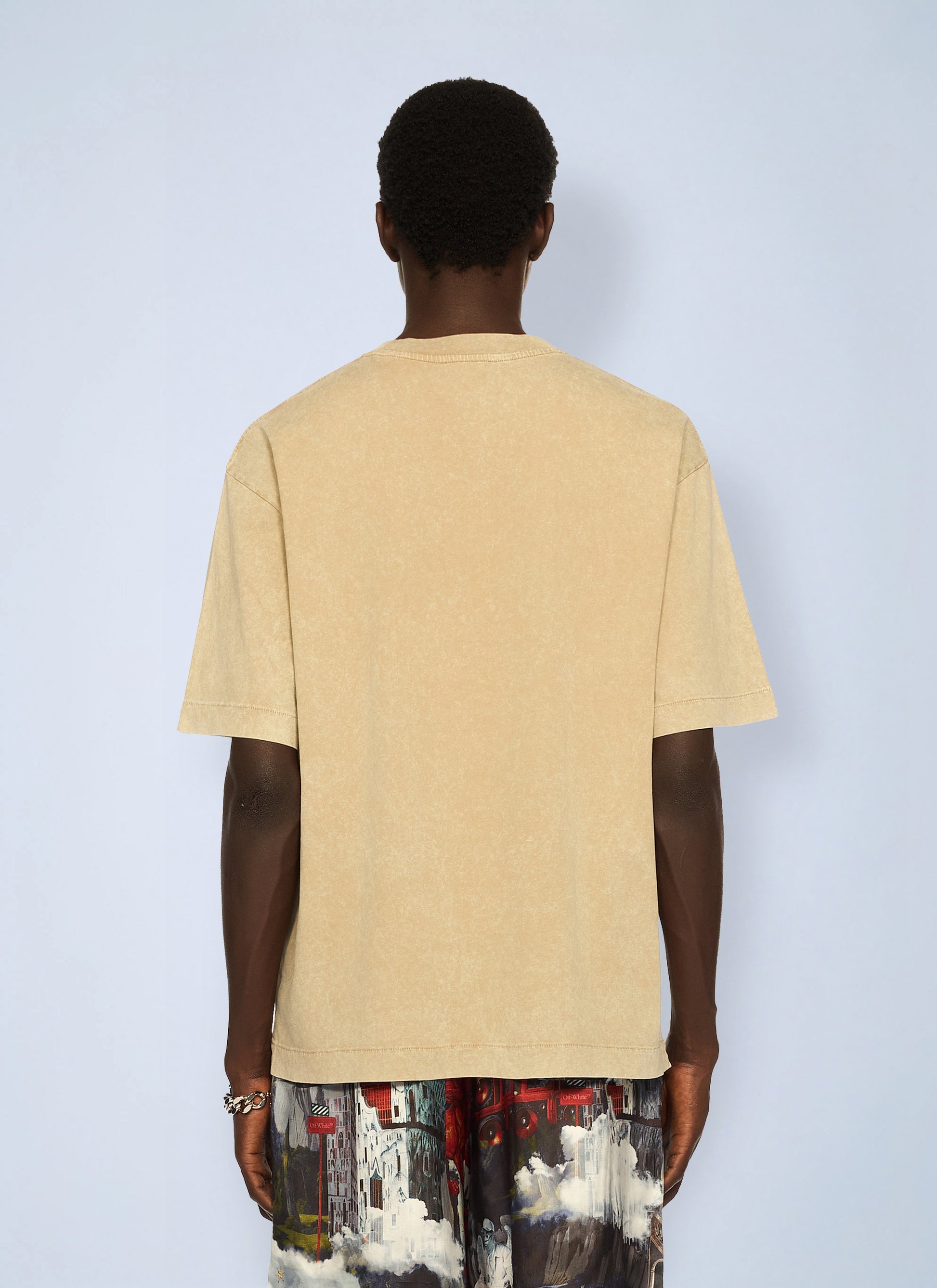 Off-White Men Laundry Skate Logo T-Shirt OFF-WHITE