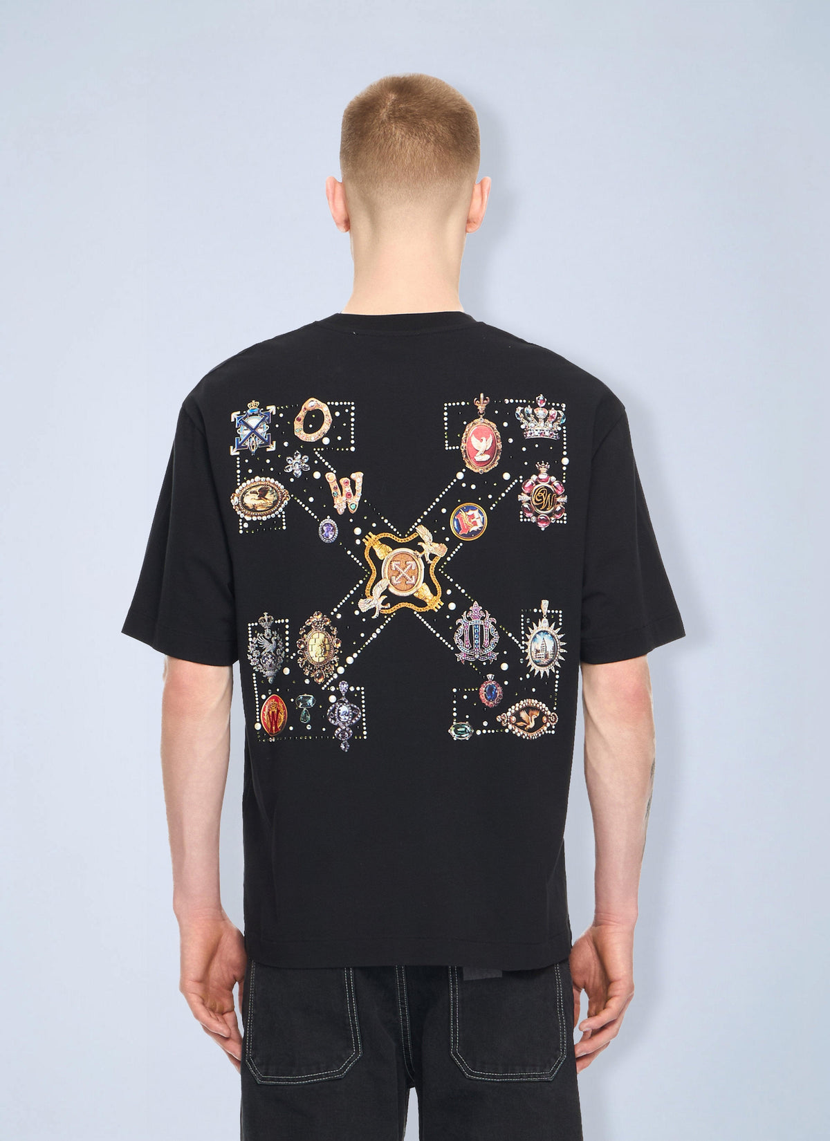 Off-White Men Jewel Arrow Skate T-Shirt OFF-WHITE