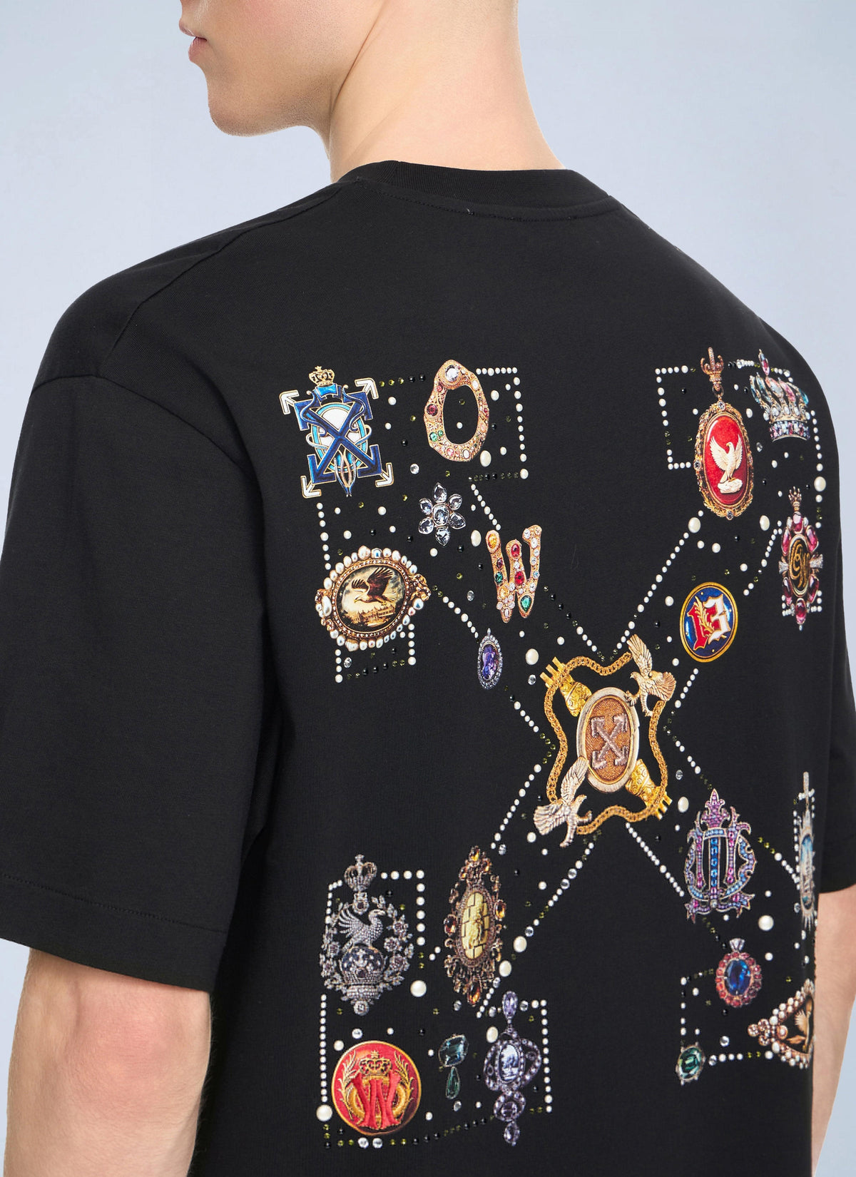 Off-White Men Jewel Arrow Skate T-Shirt OFF-WHITE