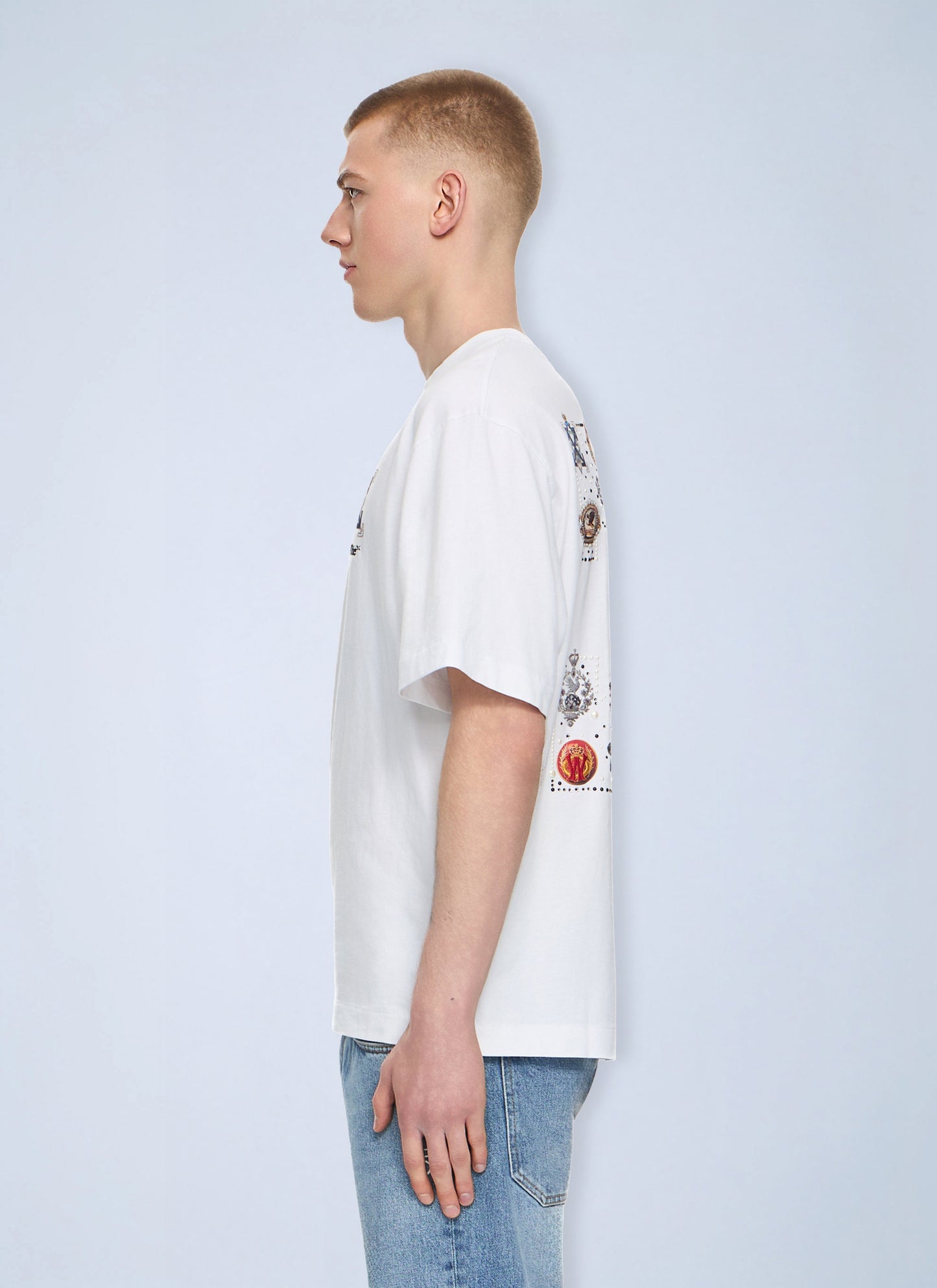 Off-White Men Jewel Arrow Skate T-Shirt OFF-WHITE