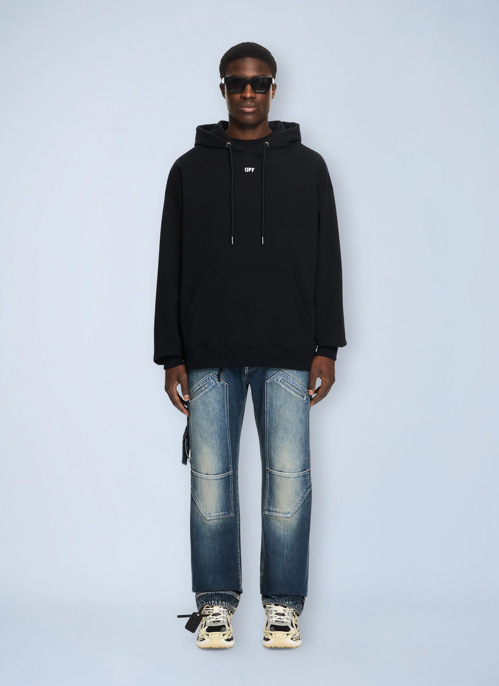 Off-White Men 3D Spray Arrow Skate Hoodie OFF-WHITE