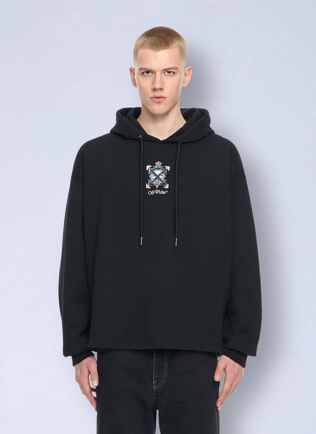 Off-White Men Jewel Arrow Loose Hoodie OFF-WHITE