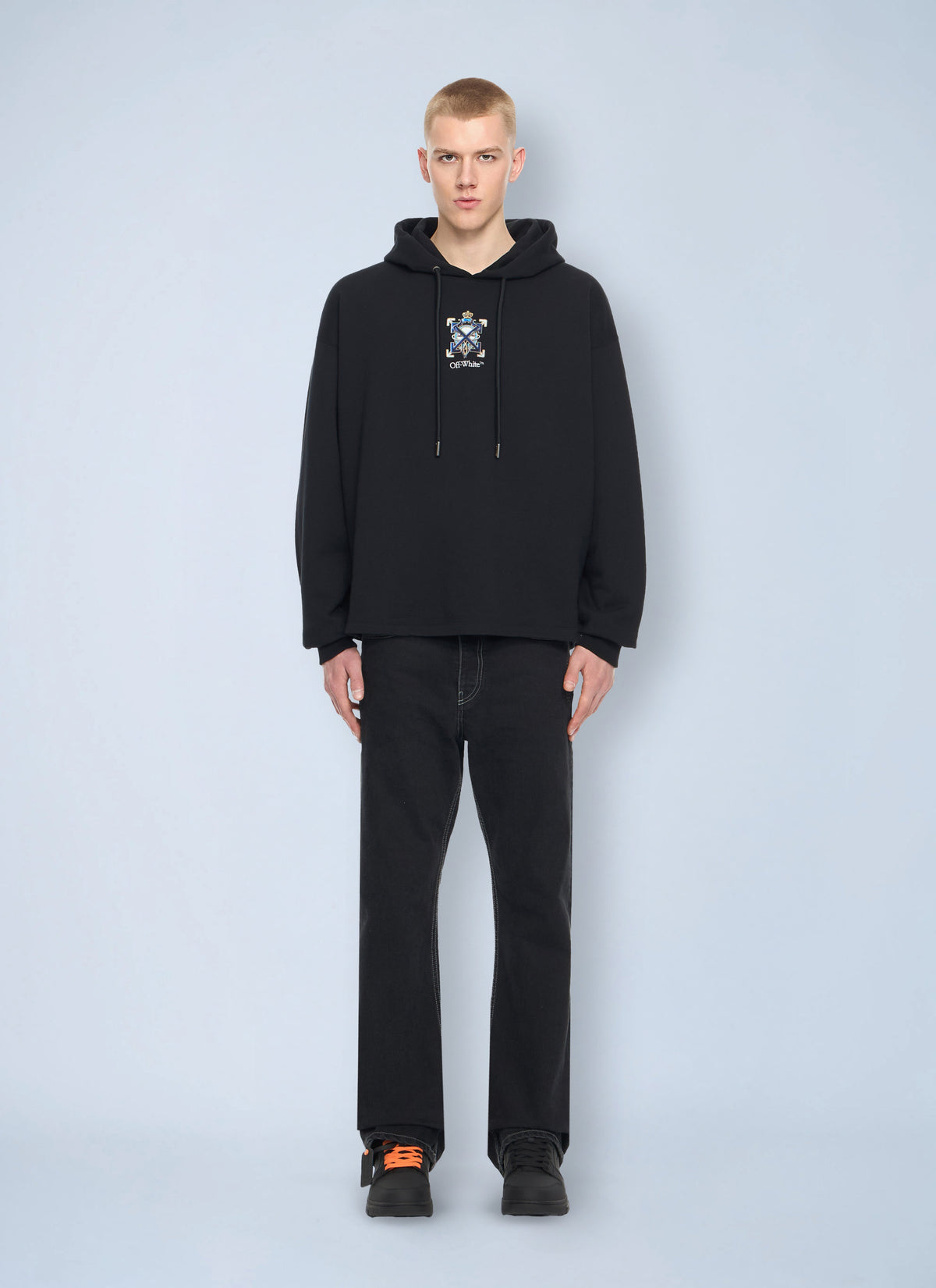 Off-White Men Jewel Arrow Loose Hoodie OFF-WHITE