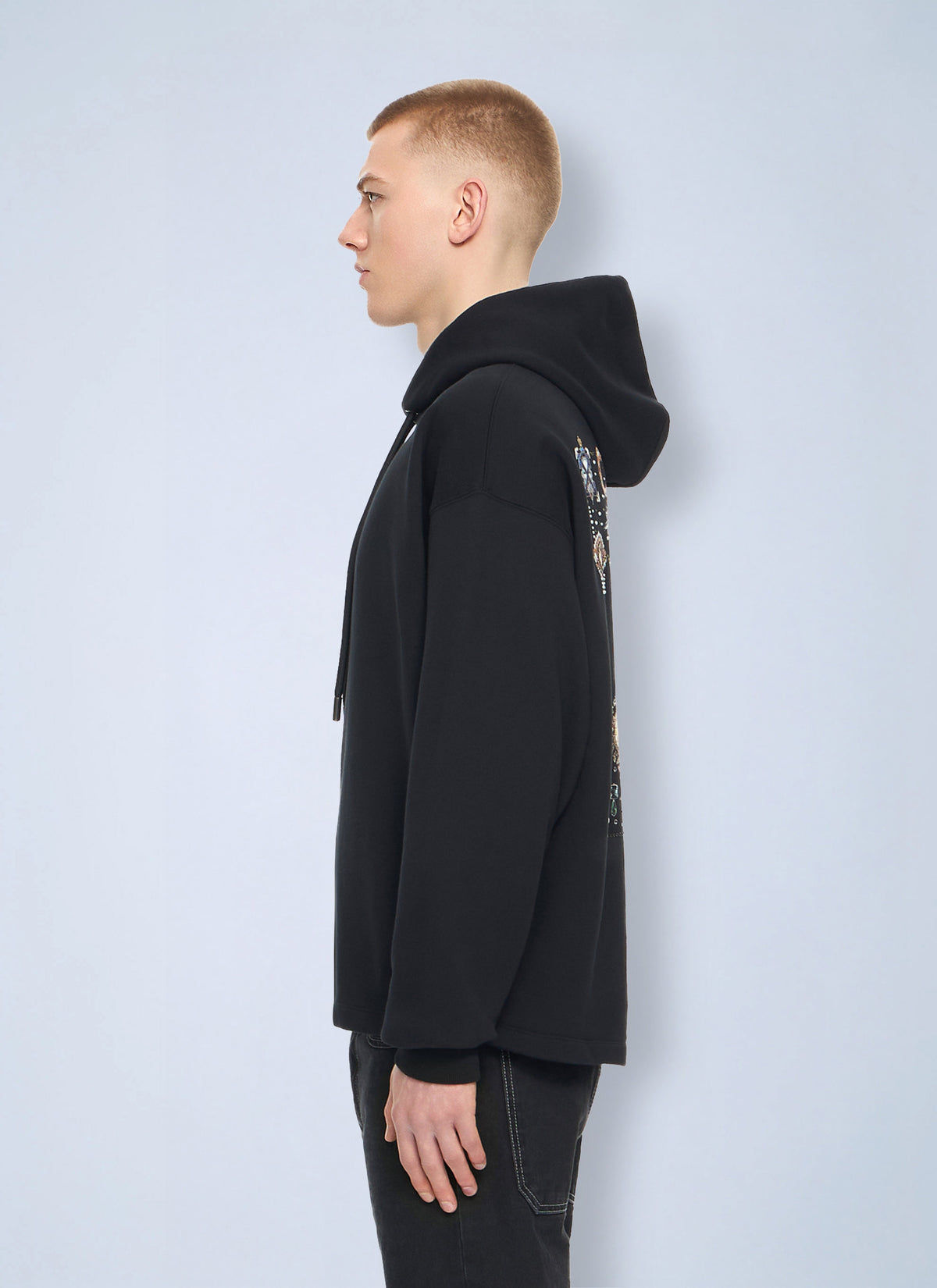 Off-White Men Jewel Arrow Loose Hoodie OFF-WHITE