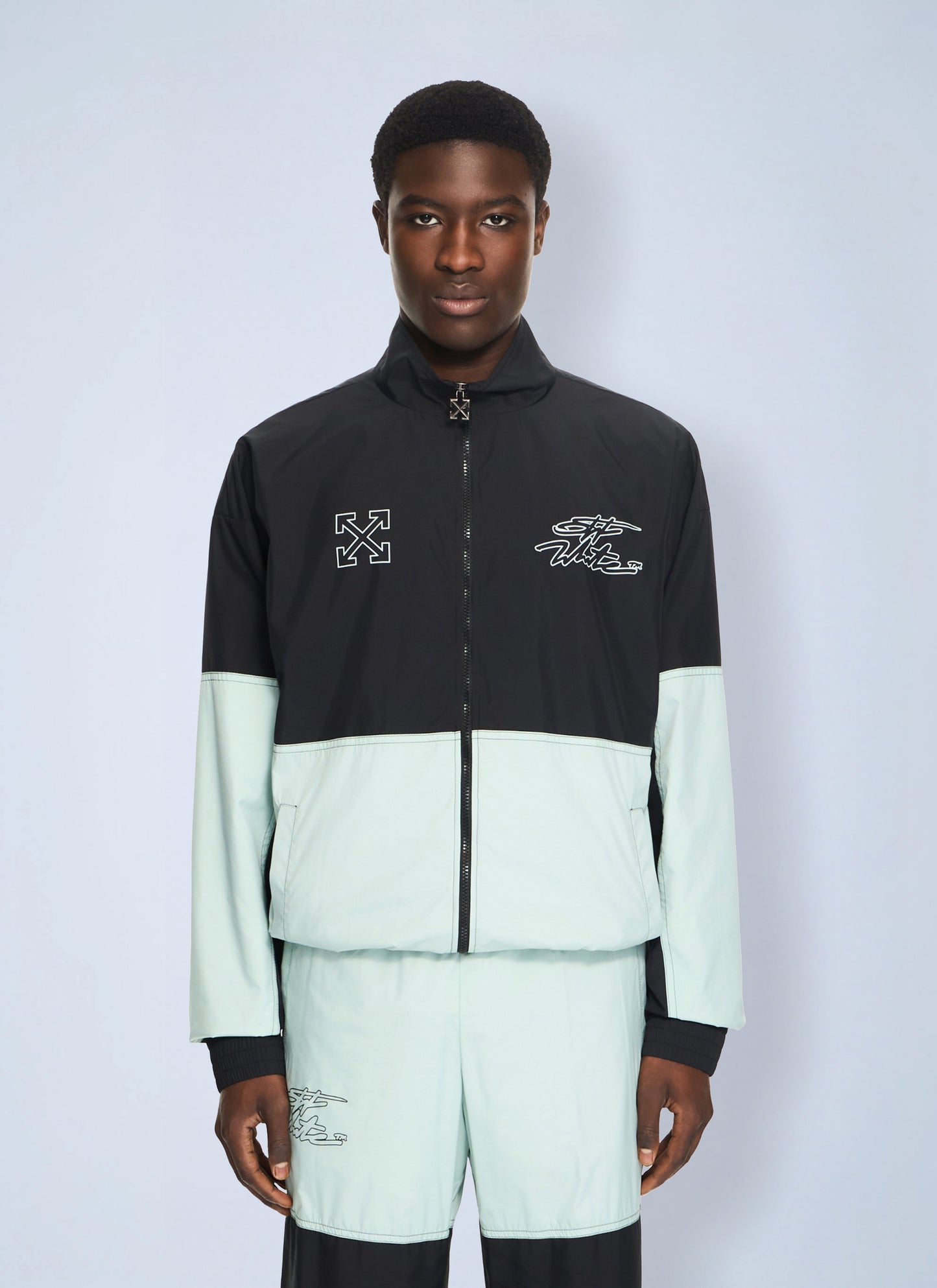 Off-White Men Marker Nylon Relaxed Tracktop OFF-WHITE
