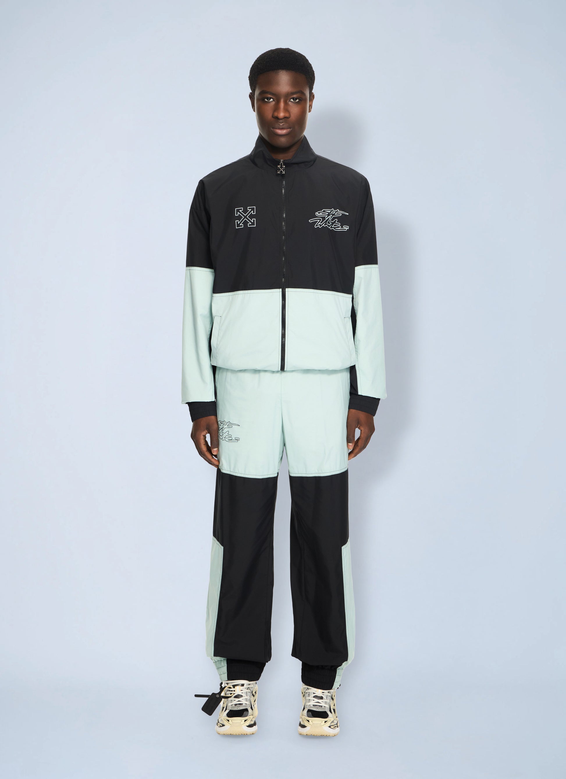 Off-White Men Marker Nylon Relaxed Tracktop OFF-WHITE