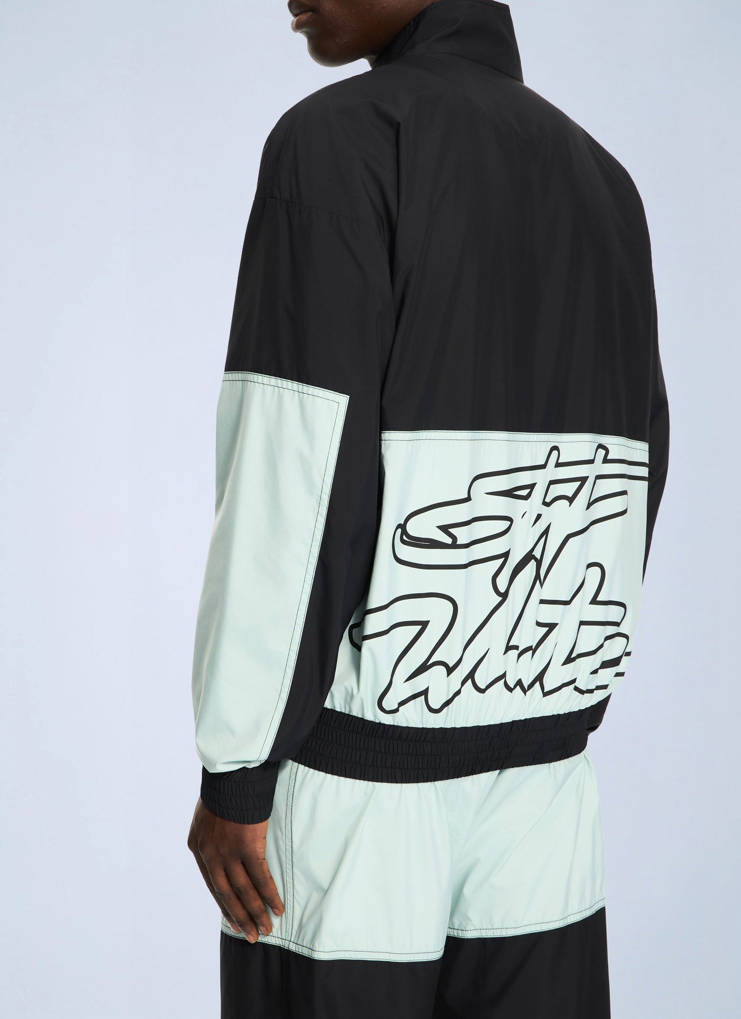 Off-White Men Marker Nylon Relaxed Tracktop OFF-WHITE