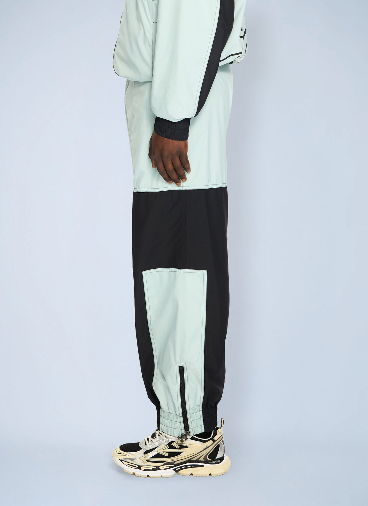 Off-White Men Marker Cuffed Slouchy Trackpants