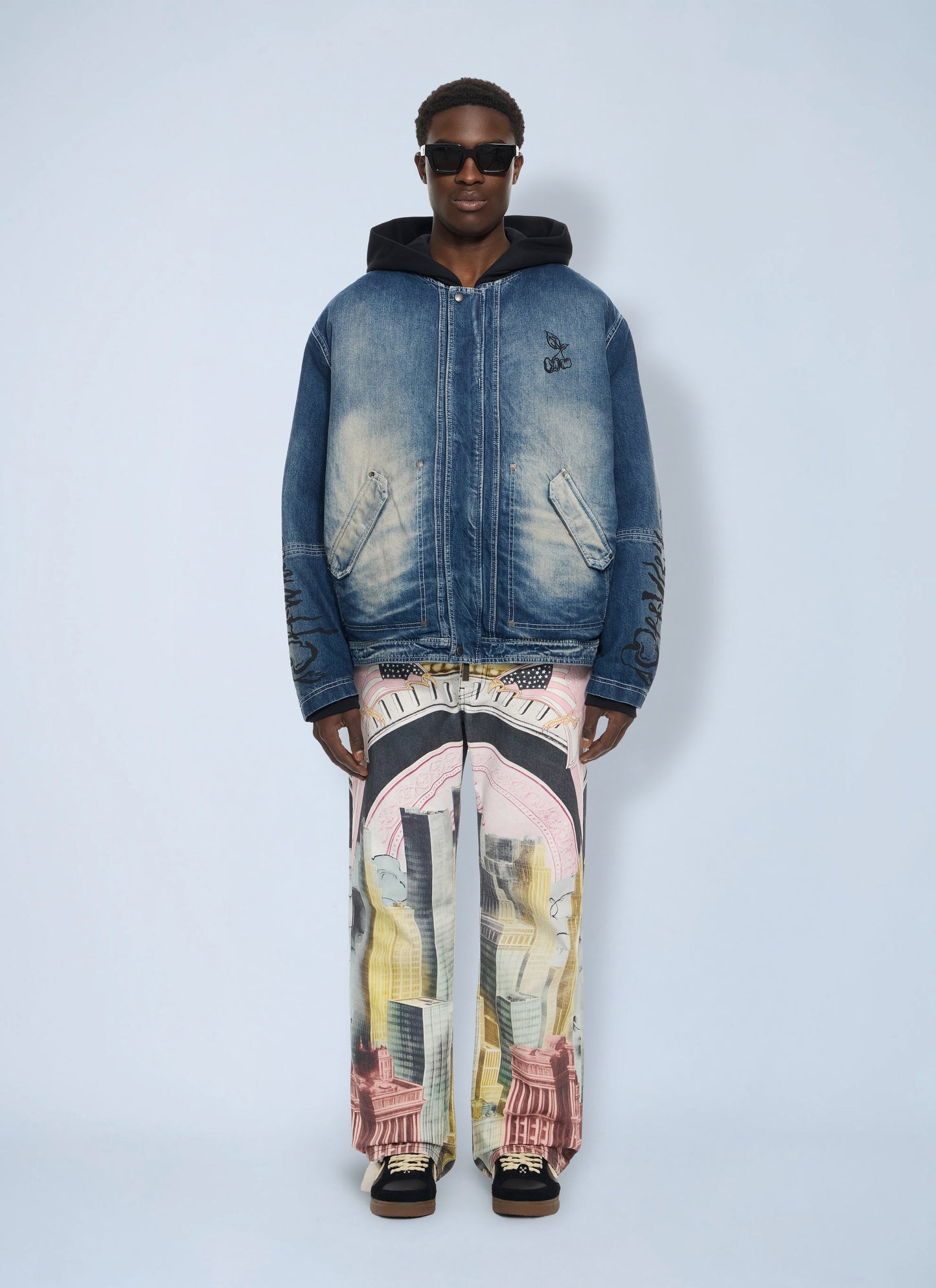 Off-White Men Cherry Jers Hoodie Den Jkt OFF-WHITE