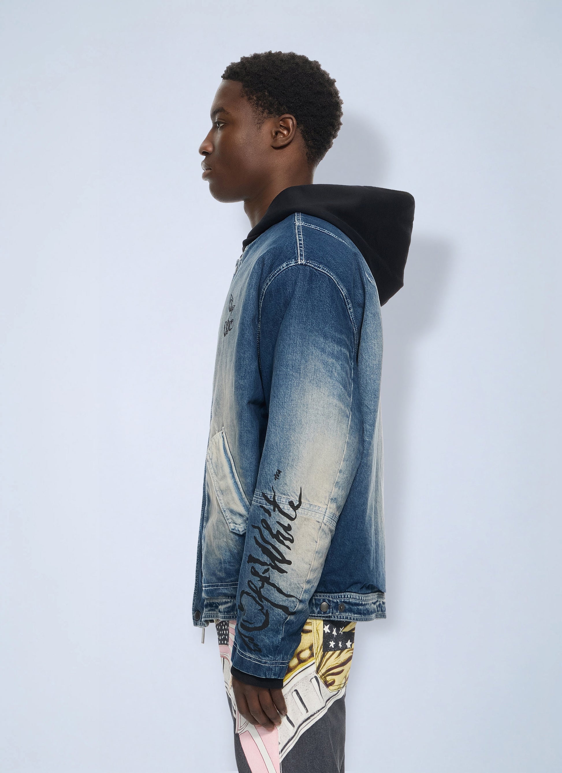 Off-White Men Cherry Jers Hoodie Den Jkt OFF-WHITE