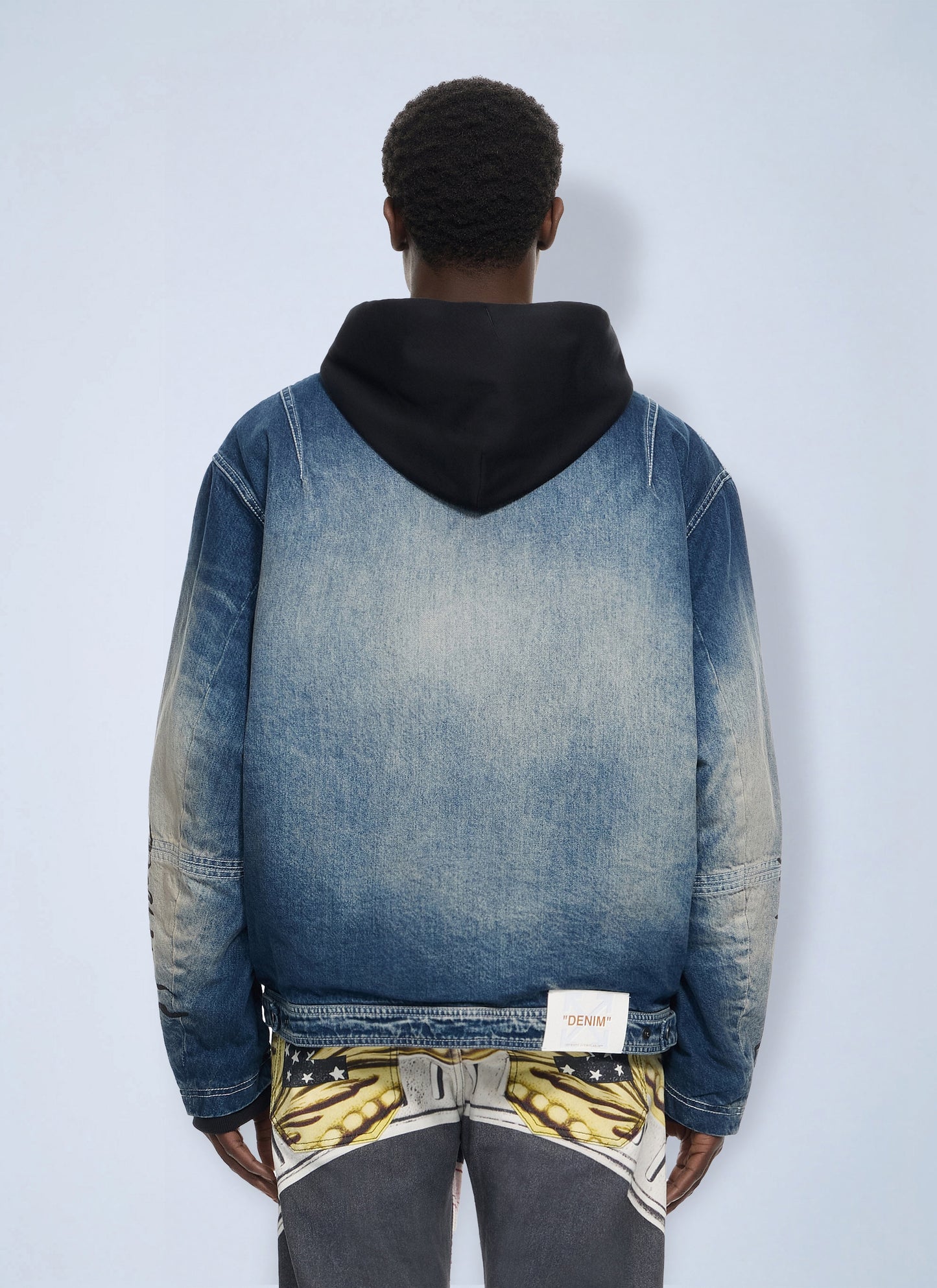 Off-White Men Cherry Jers Hoodie Den Jkt OFF-WHITE