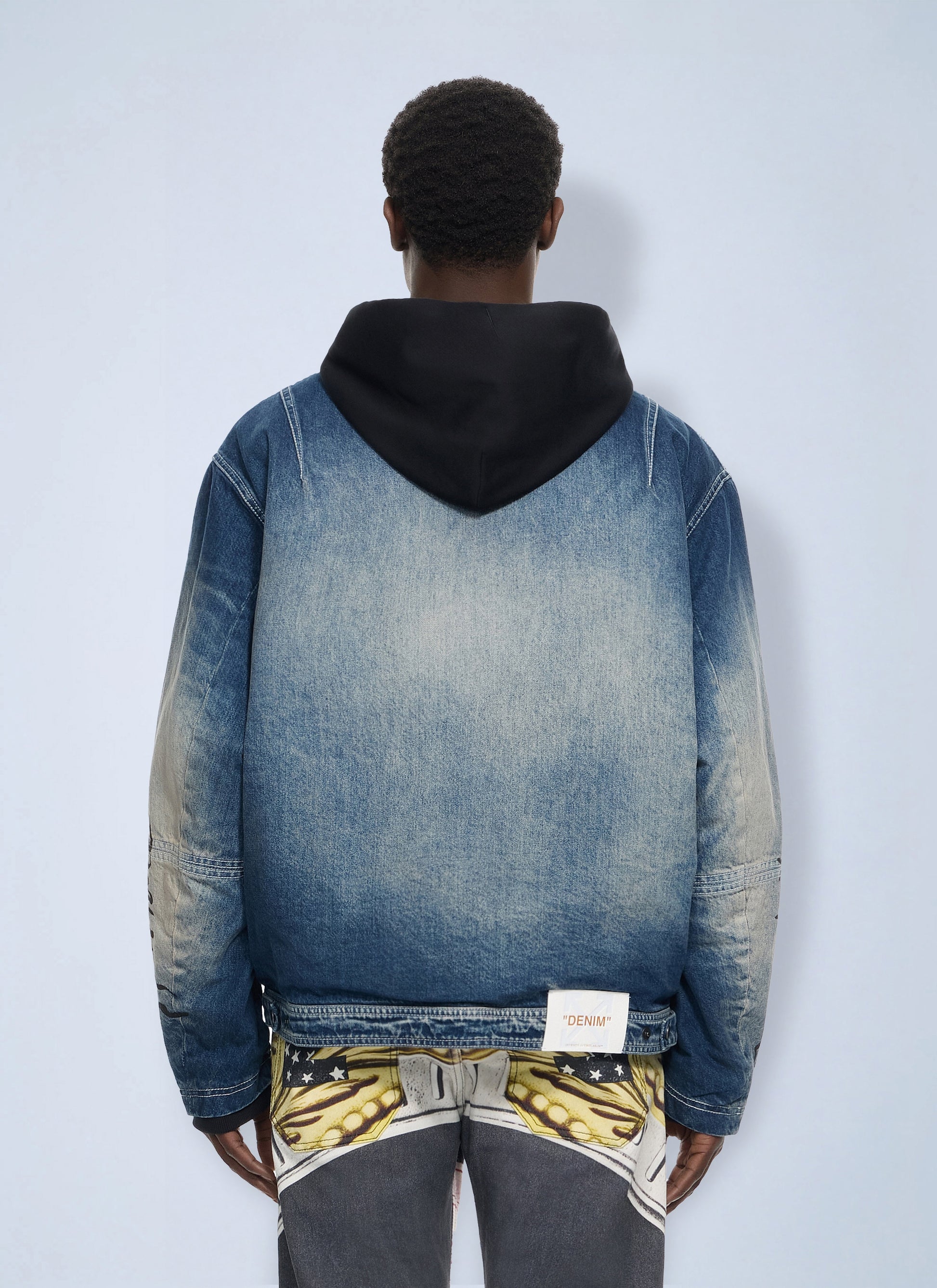 Off-White Men Cherry Jers Hoodie Den Jkt OFF-WHITE