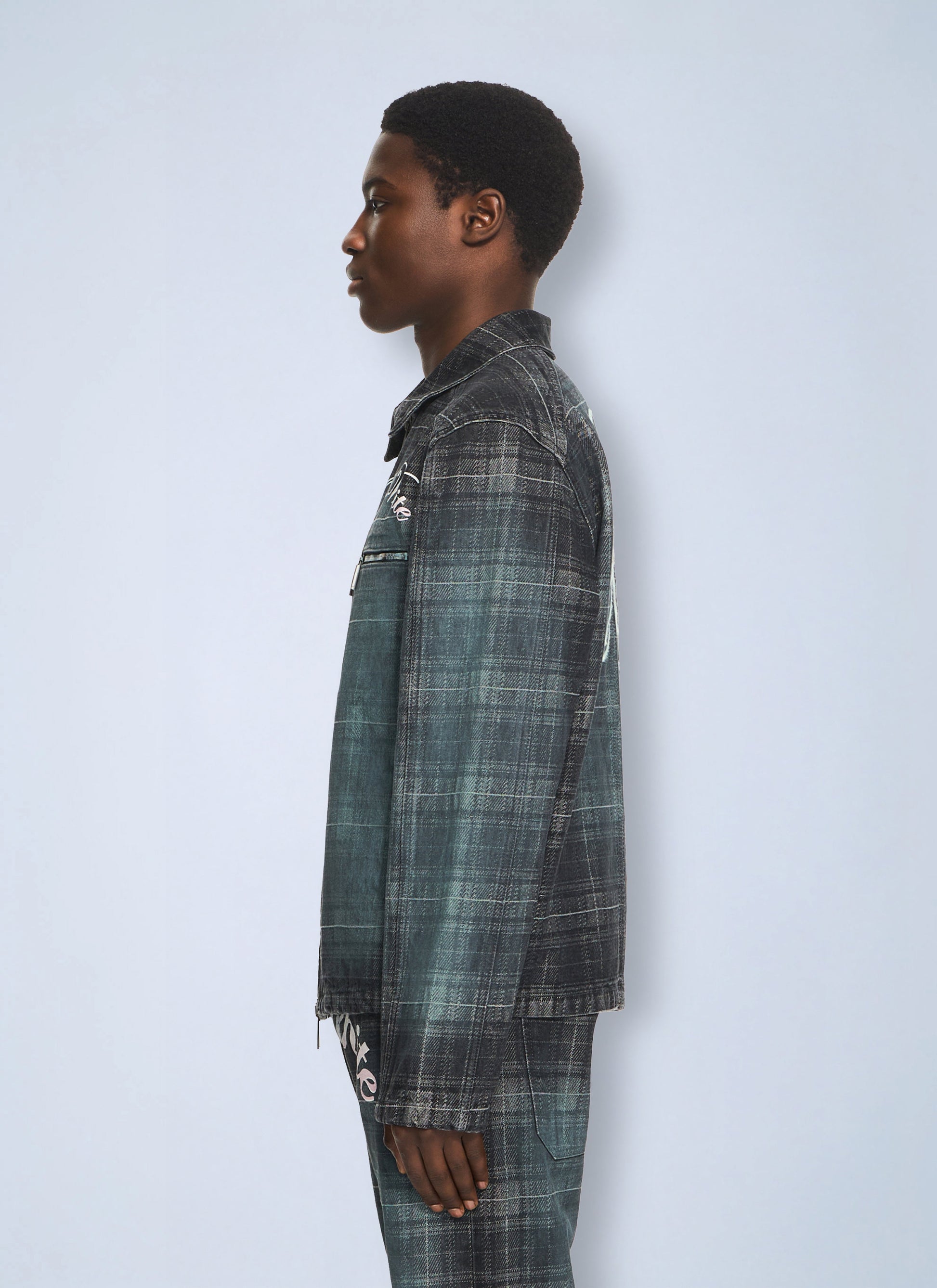 Off-White Men Check Jacq Slim Relax Jeans OFF-WHITE
