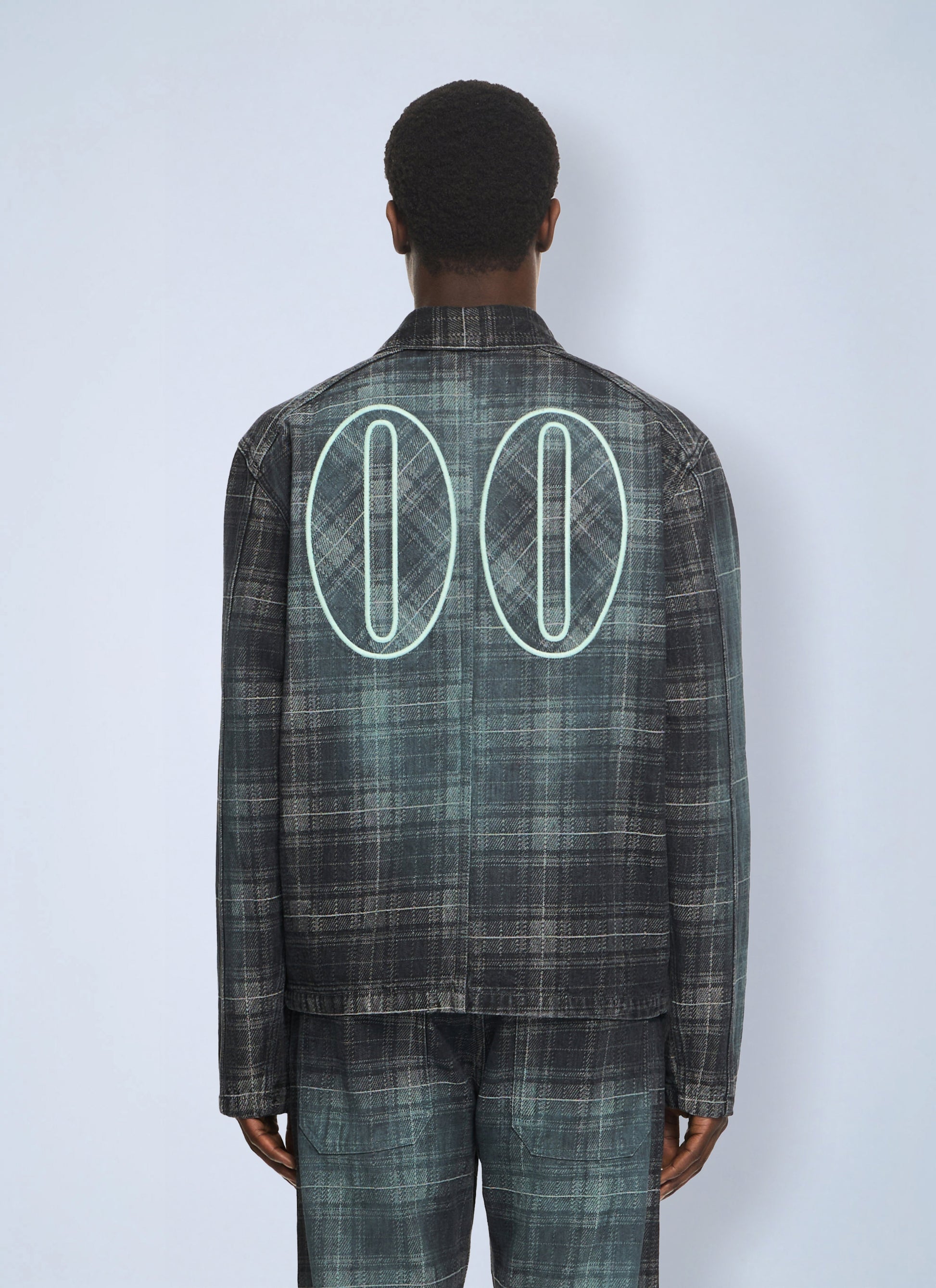 Off-White Men Check Jacq Slim Relax Jeans OFF-WHITE