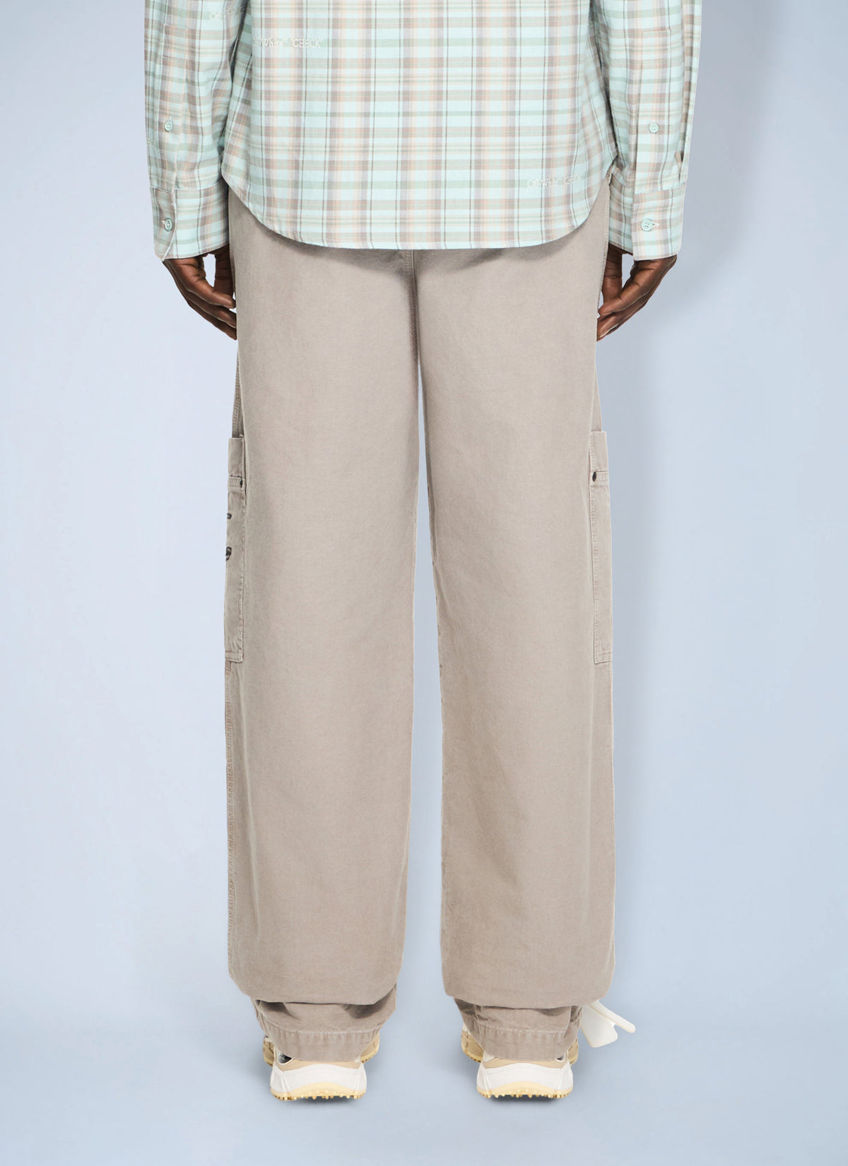 Off-White Men Script Gd Cot Cargo Pant OFF-WHITE