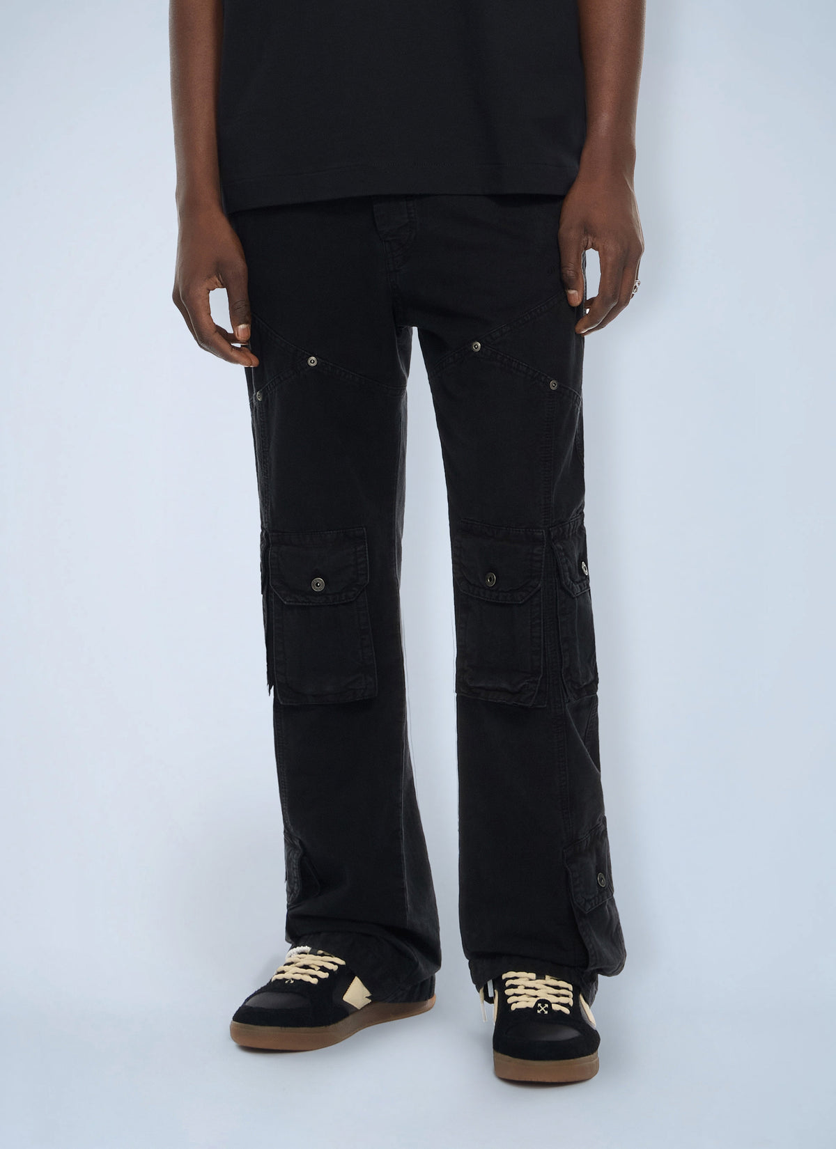Off-White Men Owr Gd Cot Multipkt Relax Pant OFF-WHITE