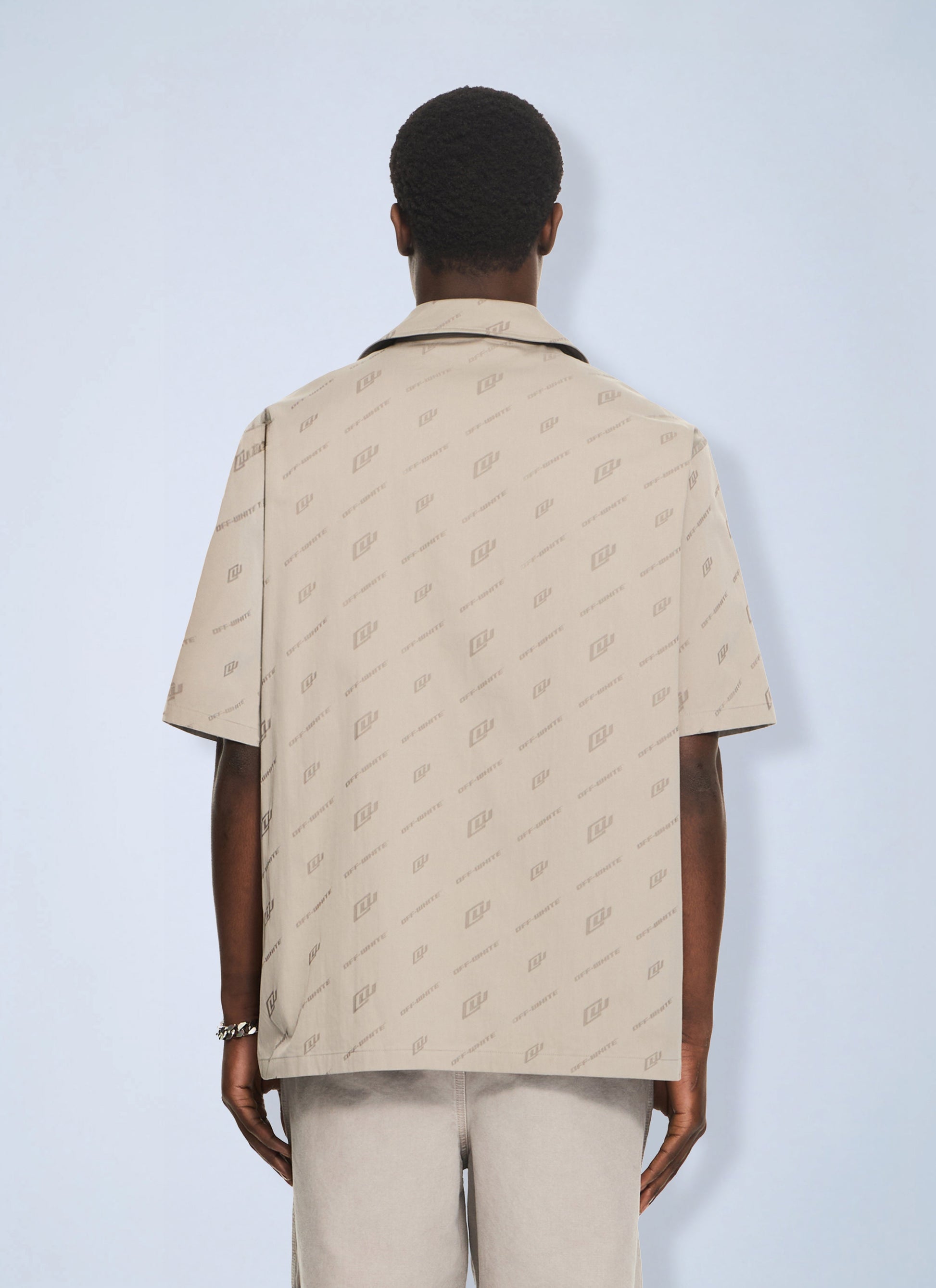Off-White Men Owr Cotnyl Jacq Bowl Shirt OFF-WHITE