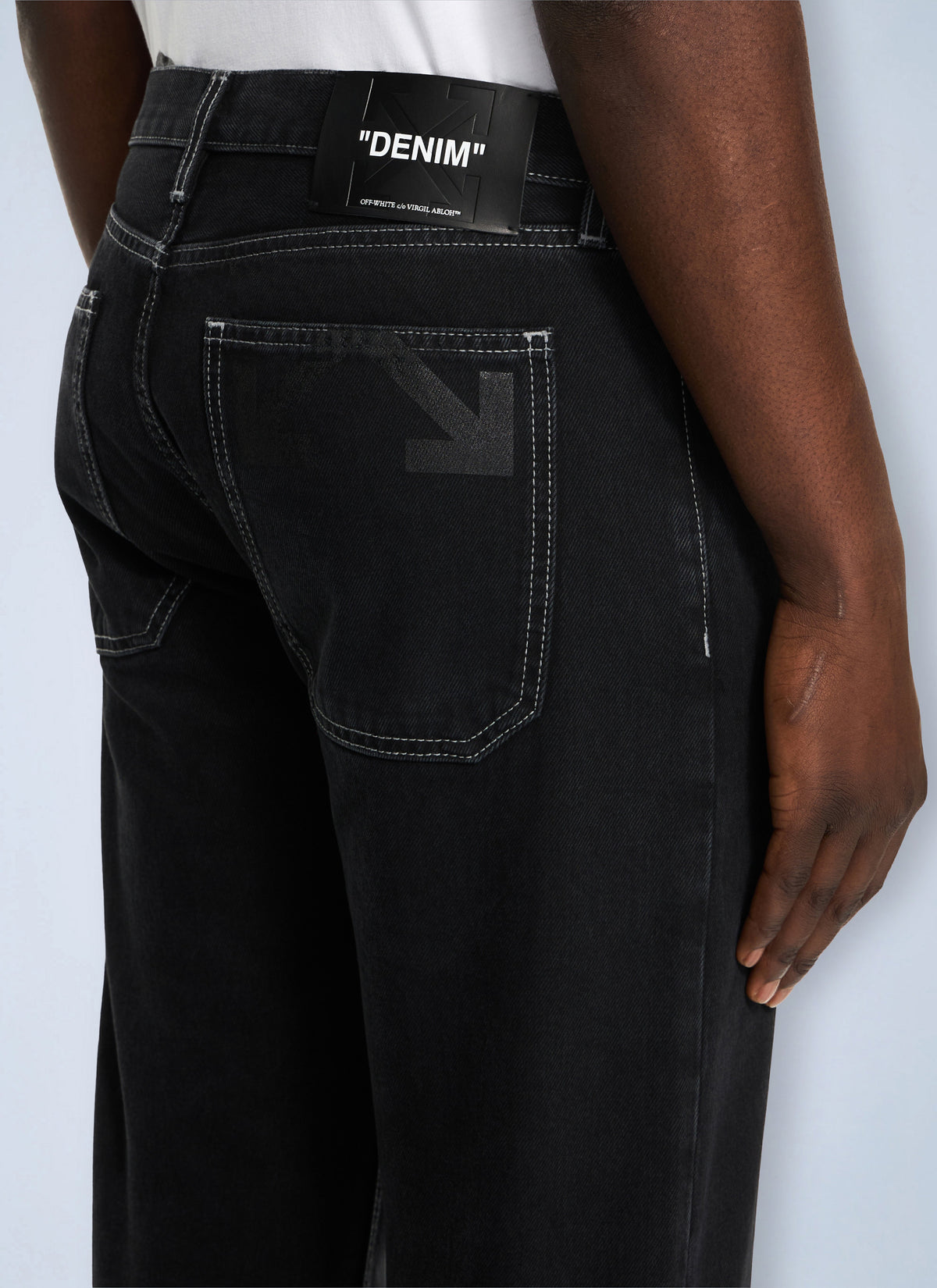 Off-White Men Half Arrow Tapered Jeans OFF-WHITE