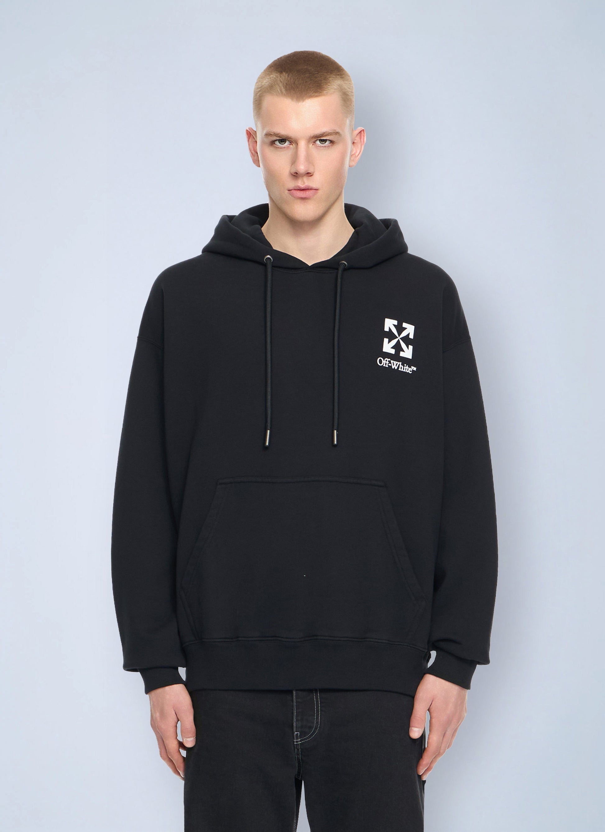 Off-White Men Small Arrow Skate Hoodie OFF-WHITE