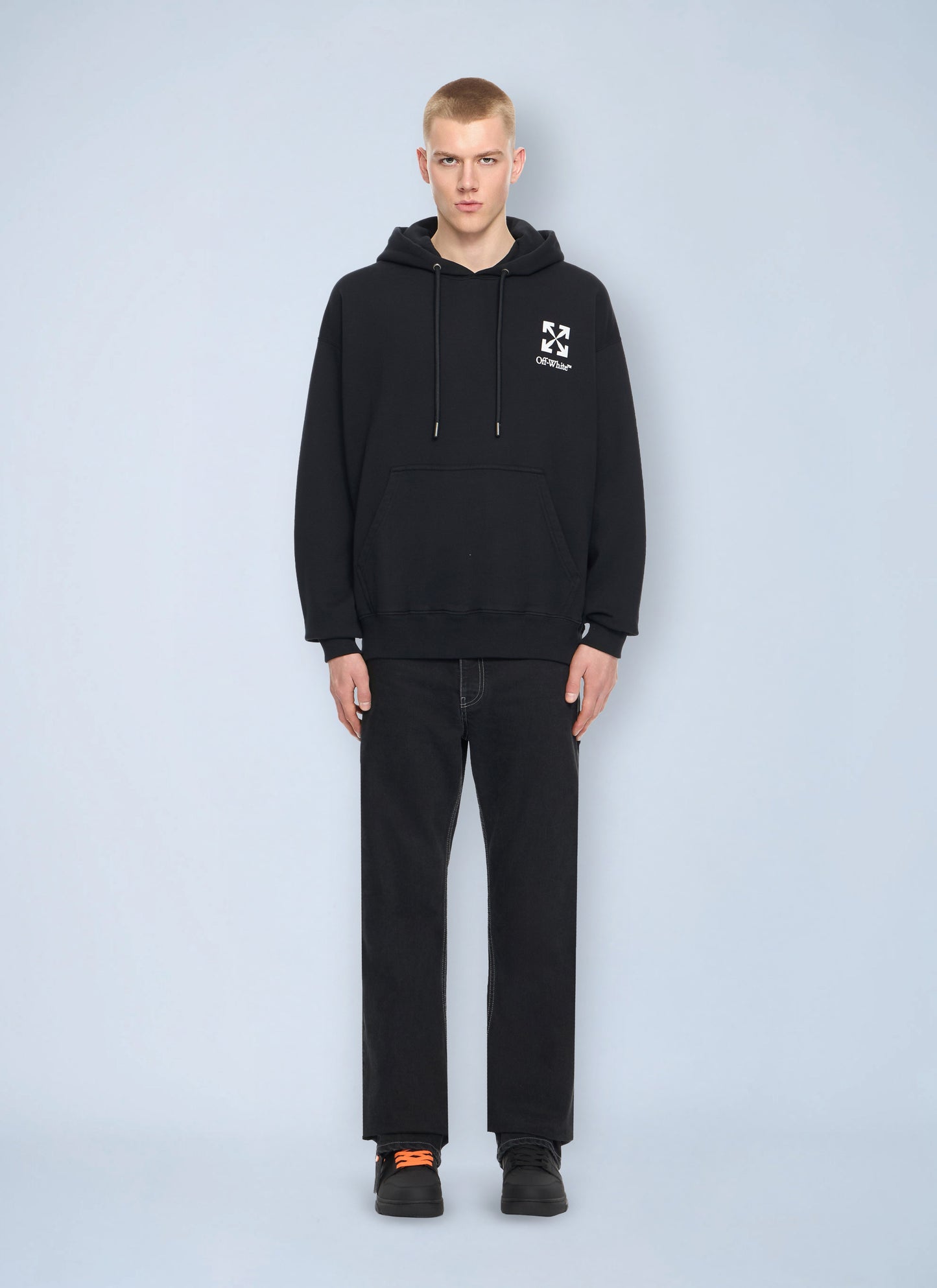 Off-White Men Small Arrow Skate Hoodie OFF-WHITE