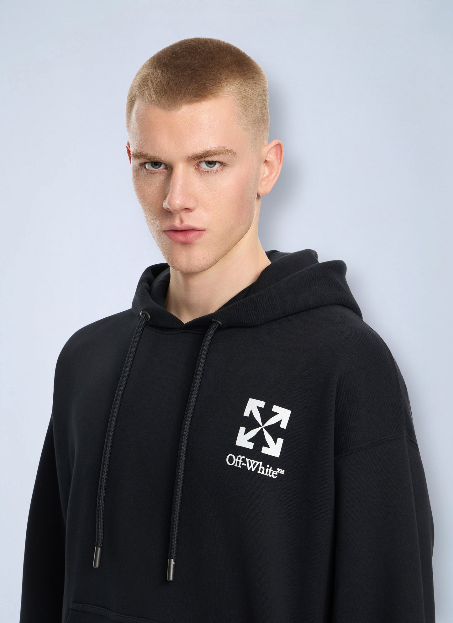 Off-White Men Small Arrow Skate Hoodie OFF-WHITE