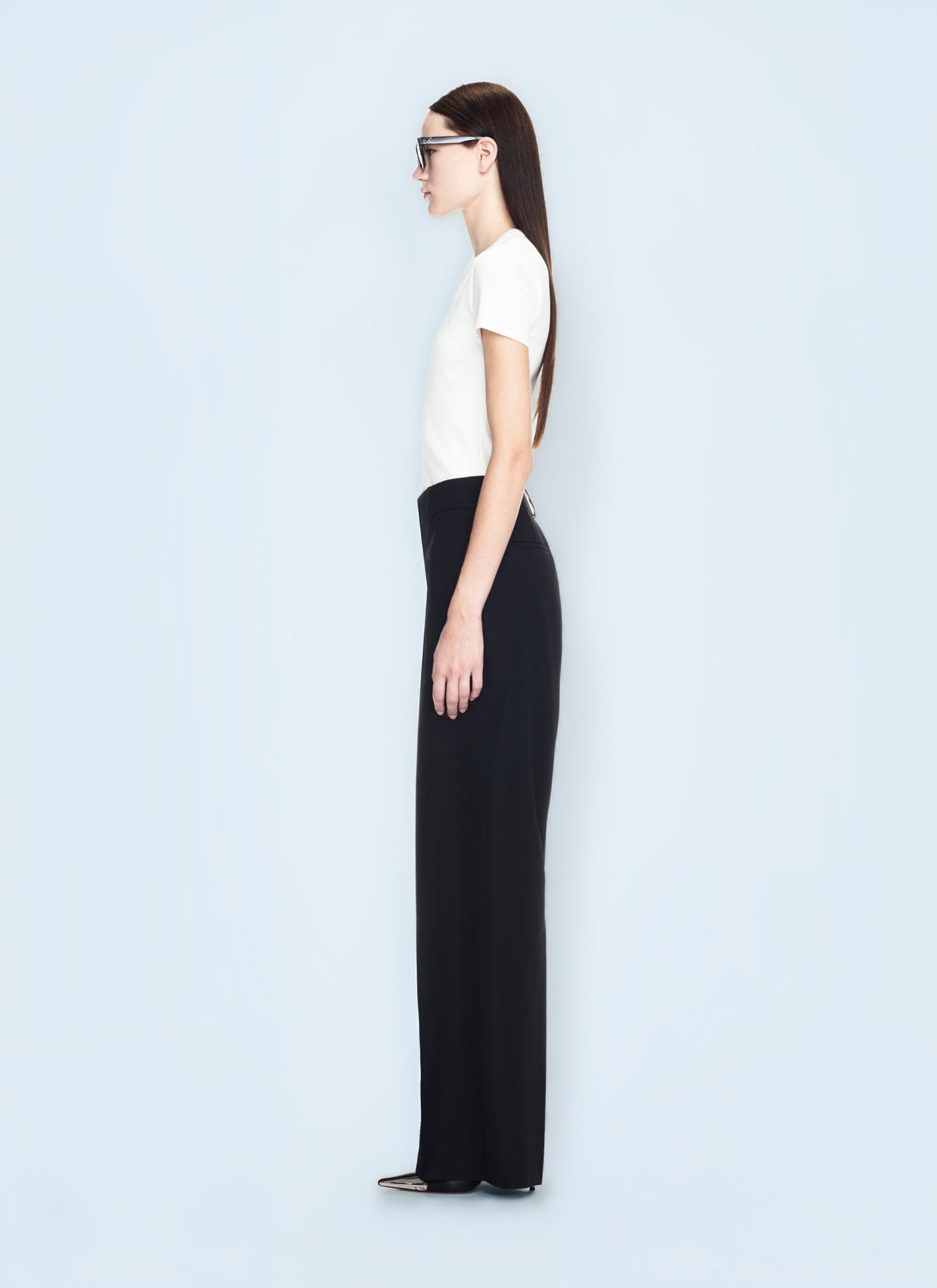 Off White Women Off Stamp Ribbed T-Shirt OFF-WHITE