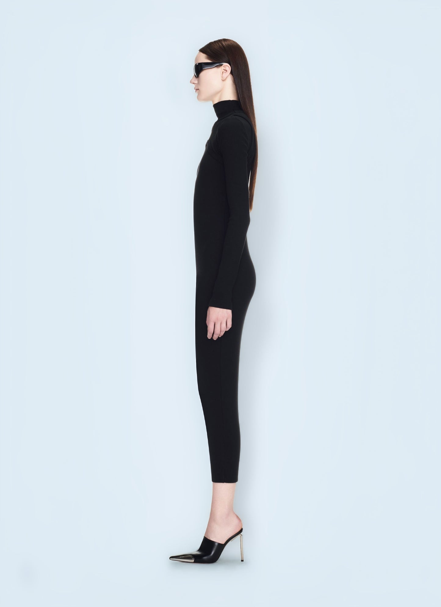 Off White Women Off Stamp Ribbed Midi Dress OFF-WHITE