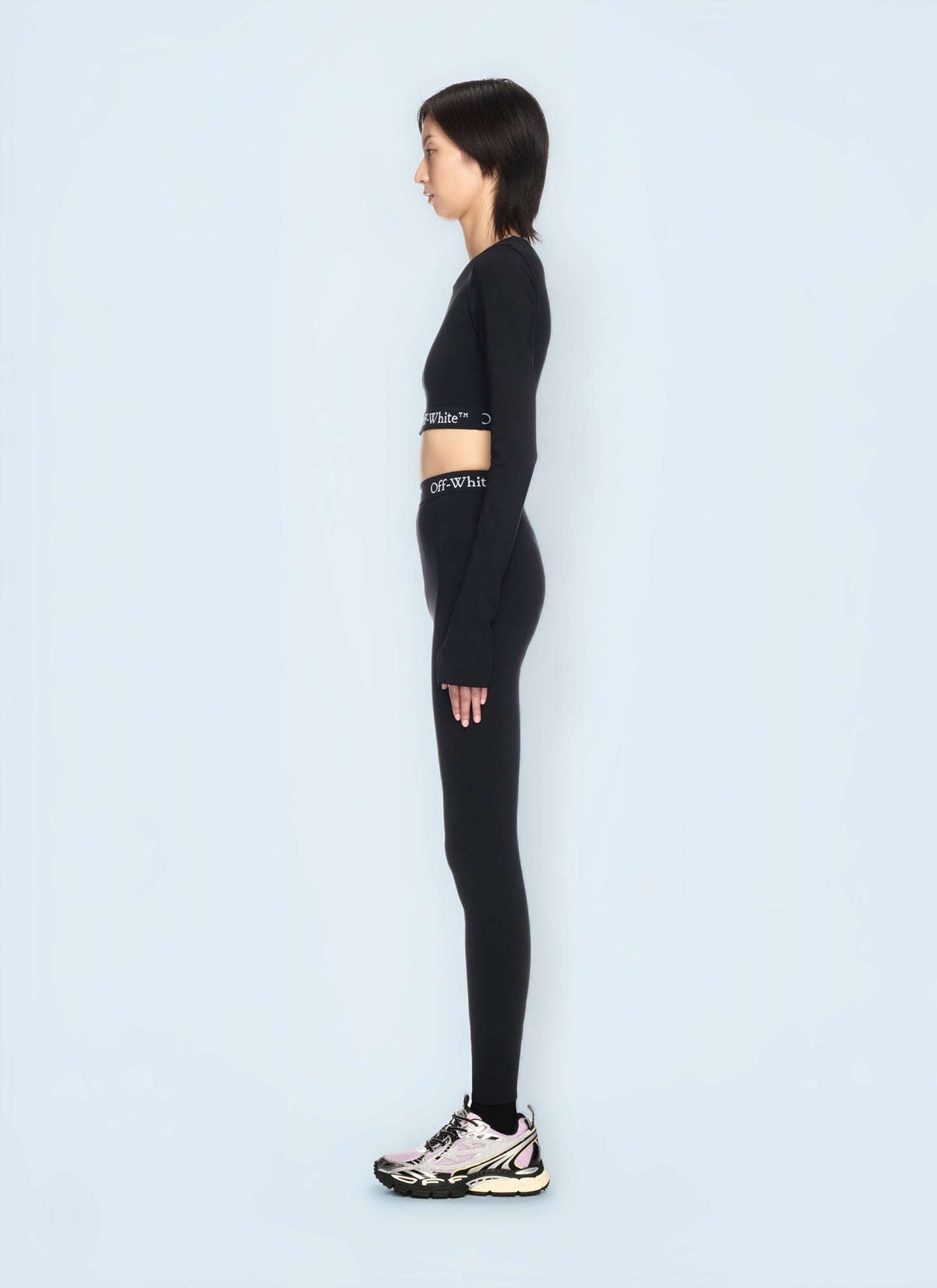 Off White Women Logo Band Leggings OFF-WHITE