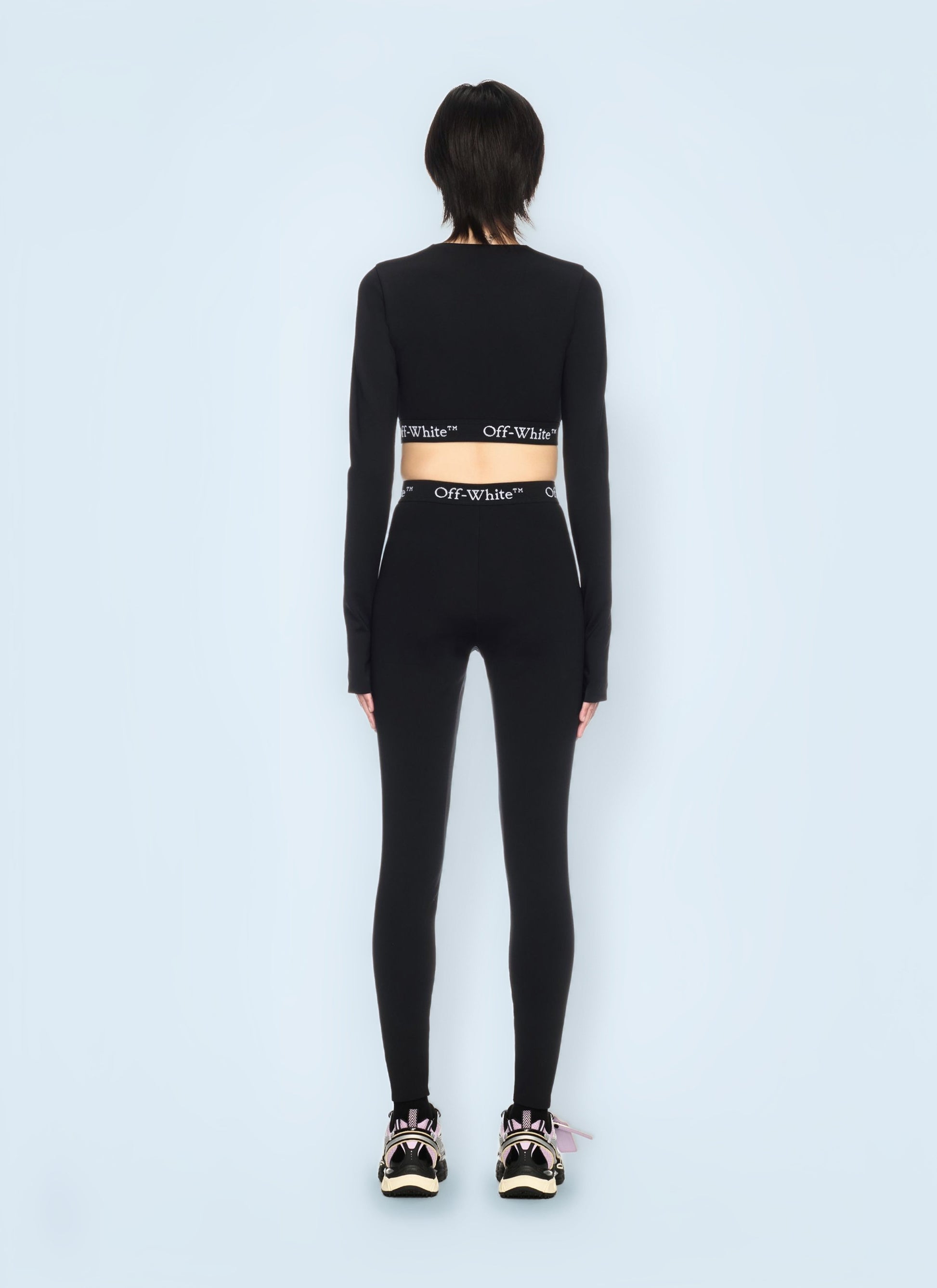 Off White Women Logo Band Leggings OFF-WHITE