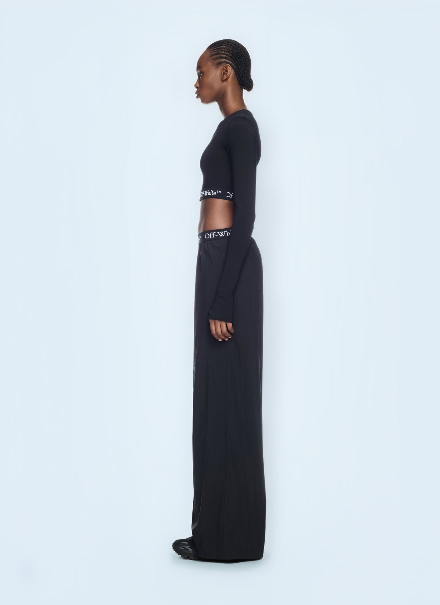 Off White Women Logo Band Pants OFF-WHITE