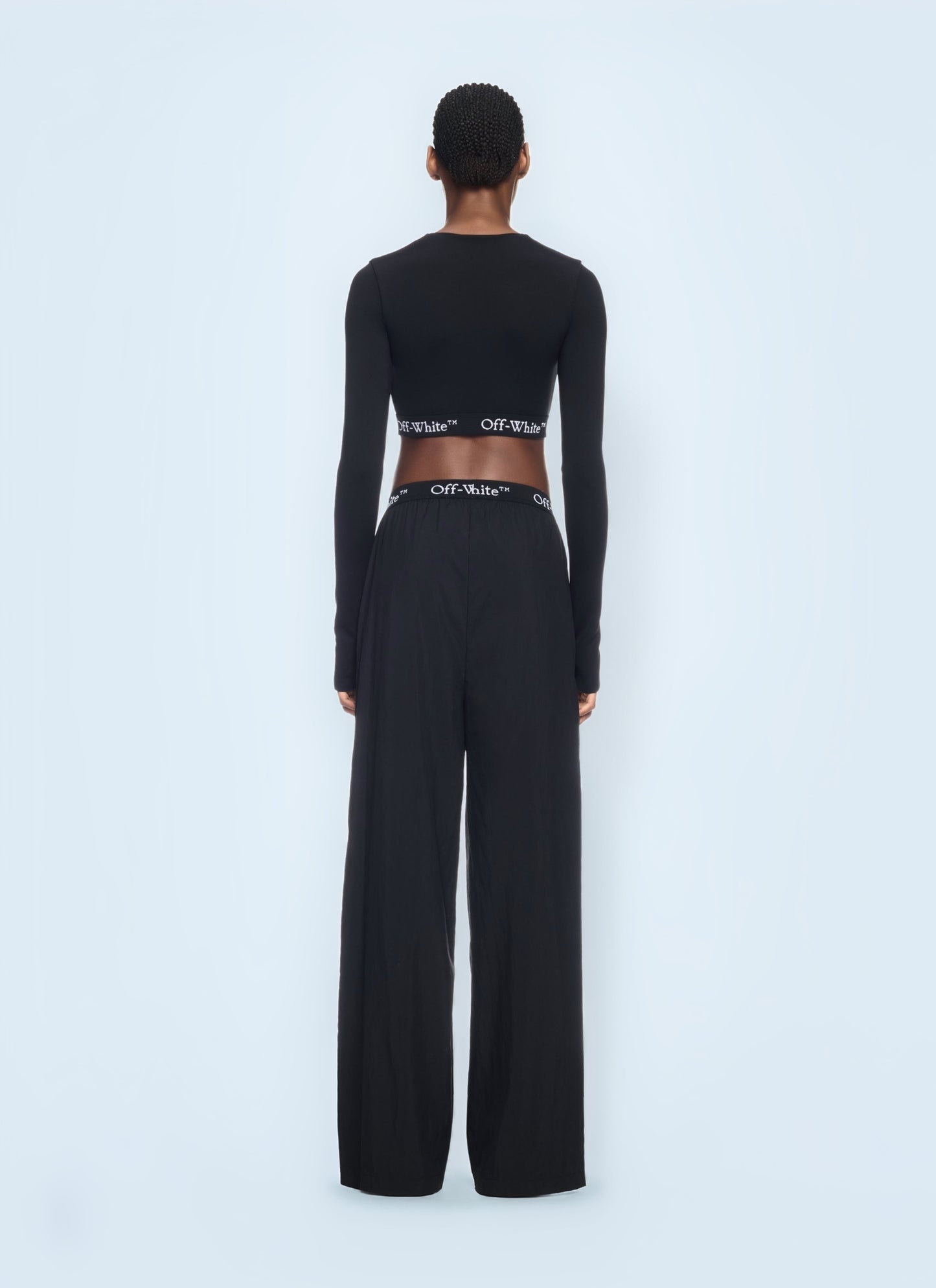 Off White Women Logo Band Pants OFF-WHITE