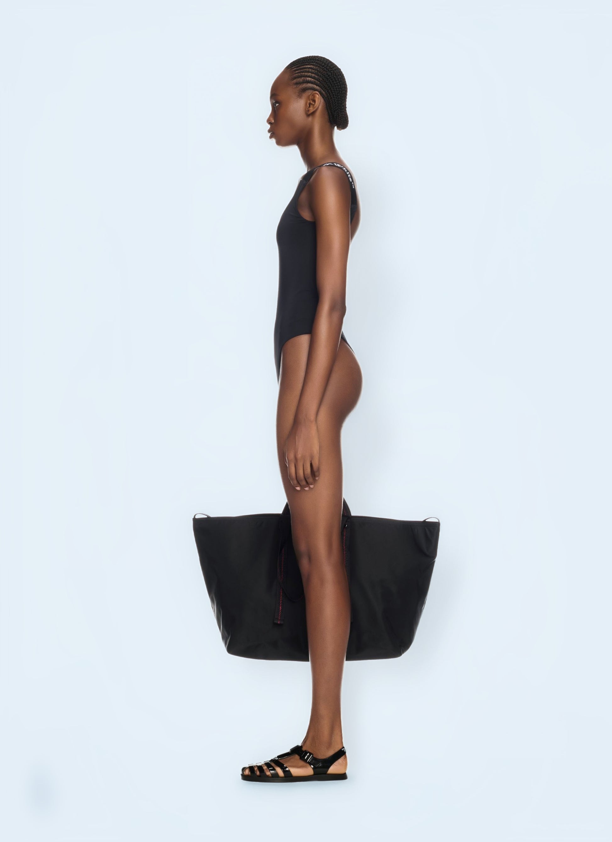 Off White Women Logo Band Swimsuit OFF-WHITE