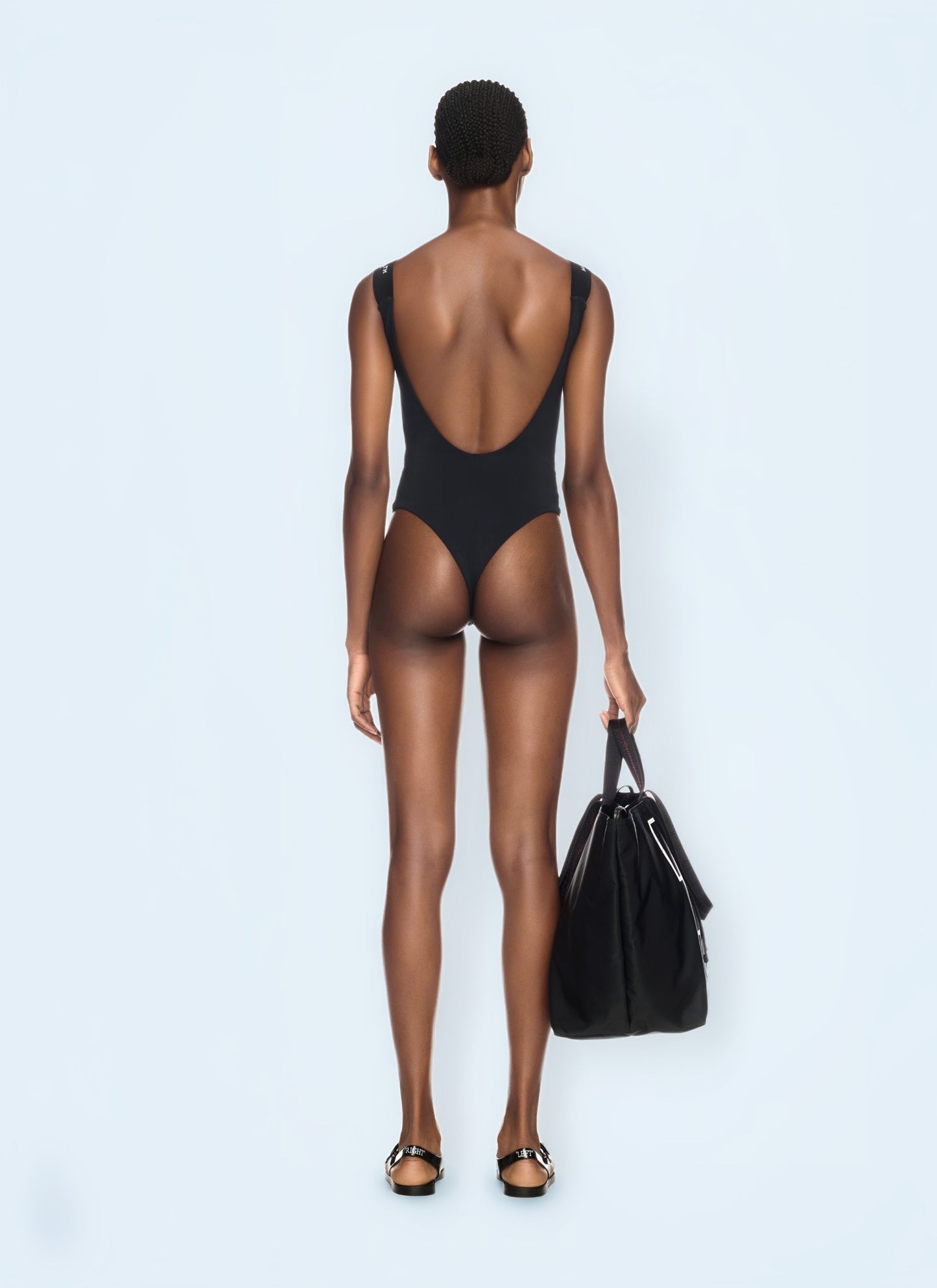 Off White Women Logo Band Swimsuit OFF-WHITE