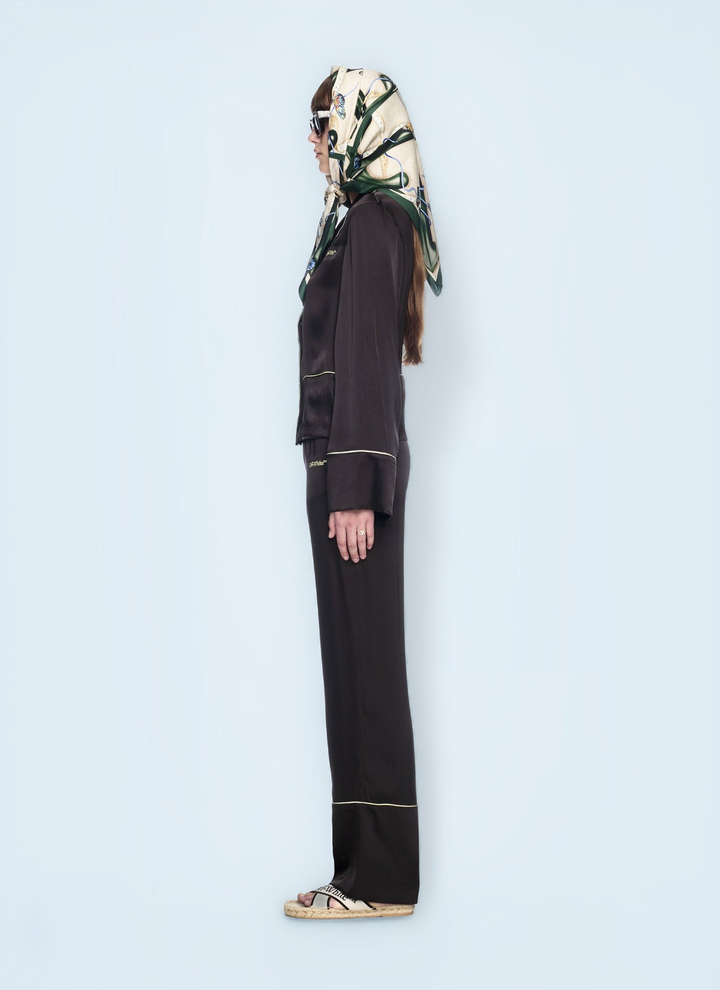 Off White Women Satin Pants OFF-WHITE
