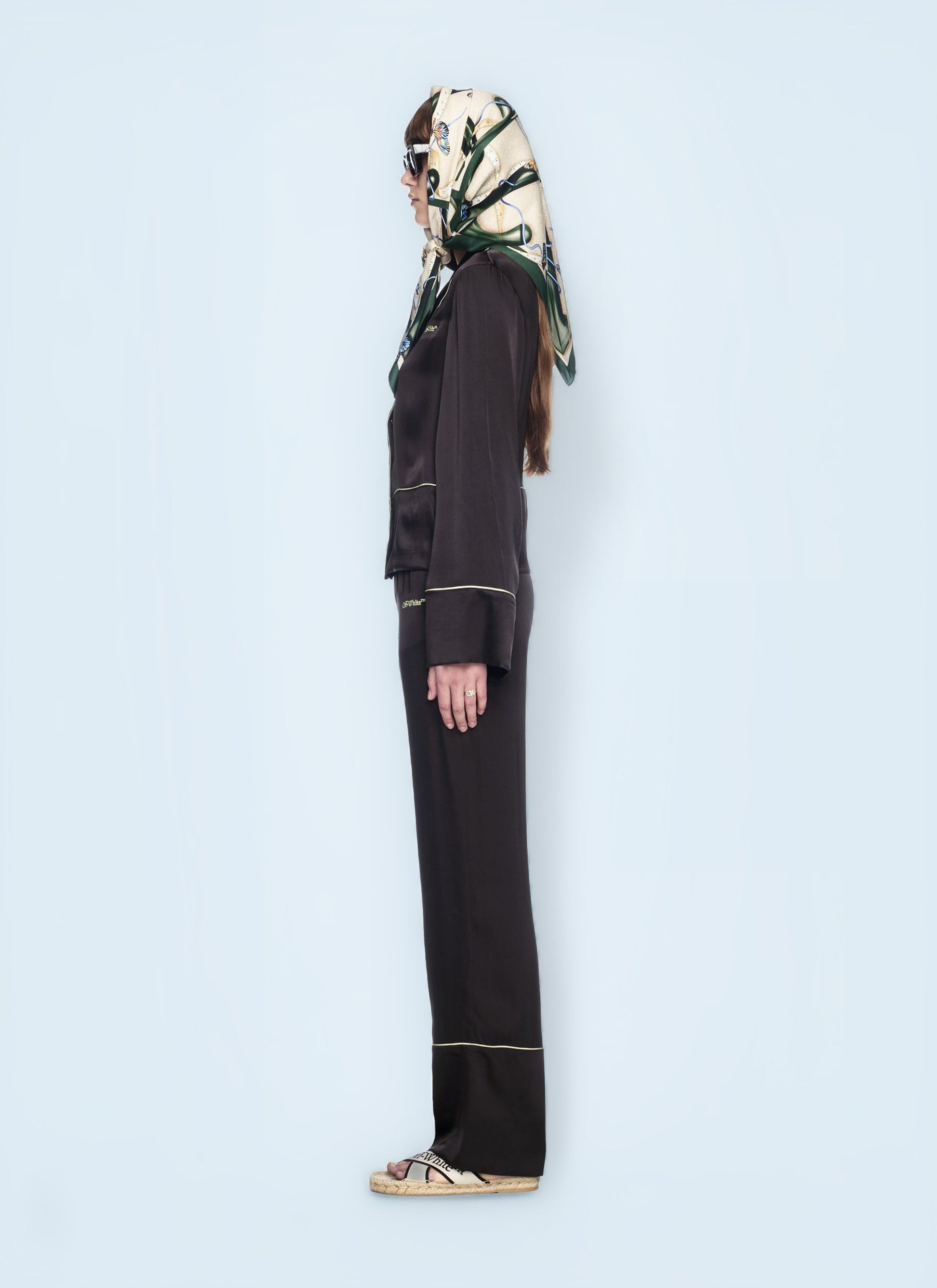 Off White Women Satin Pants OFF-WHITE