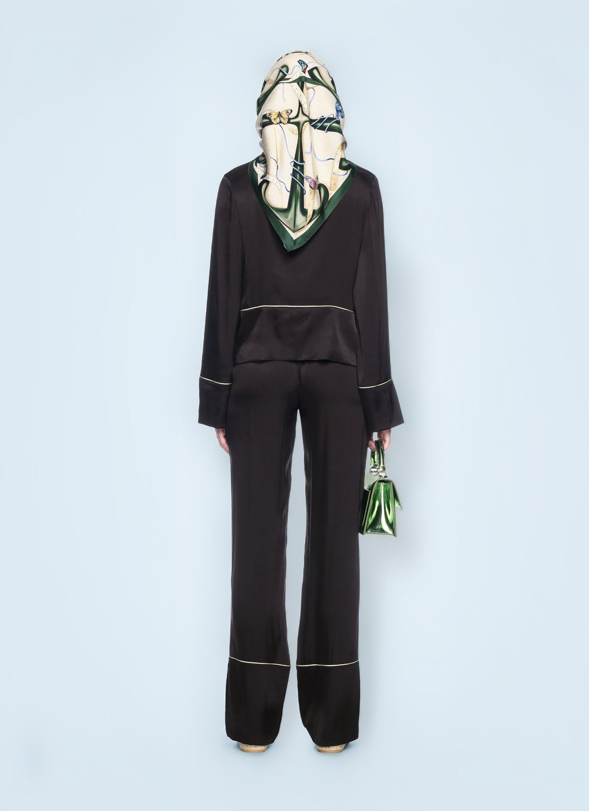 Off White Women Satin Pants