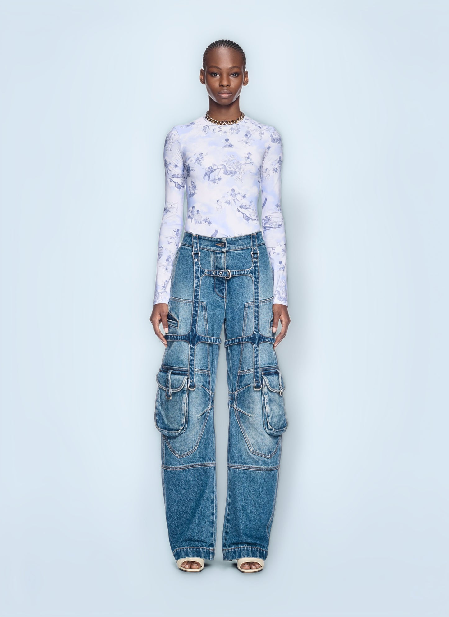 Off White Women Fresco Top OFF-WHITE