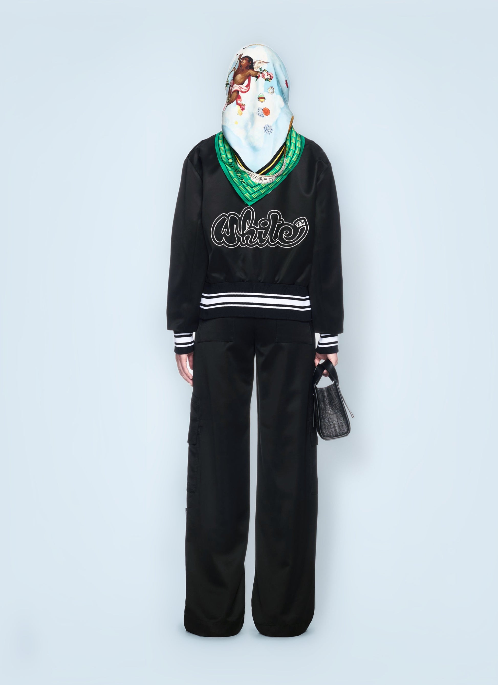 Off White Women Toybox Satin Cargo Pants OFF-WHITE