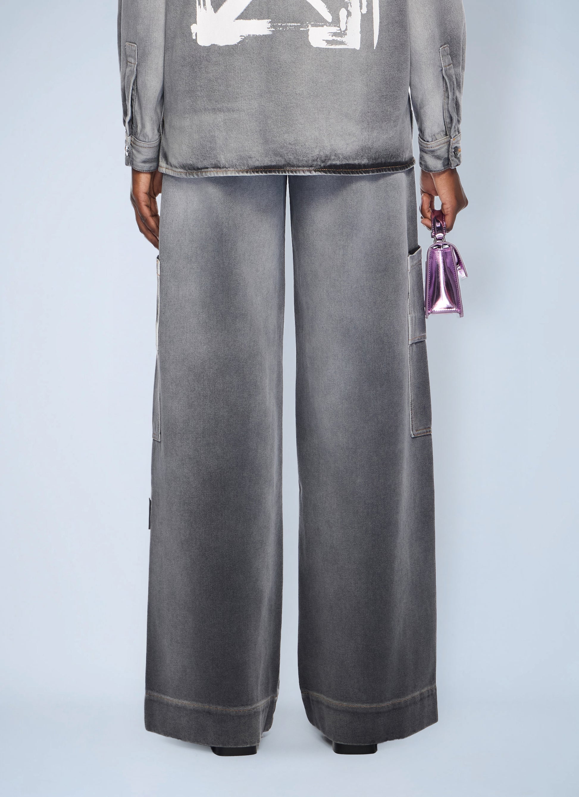 Off-White Women Denim Toybox Cargo Pants OFF-WHITE